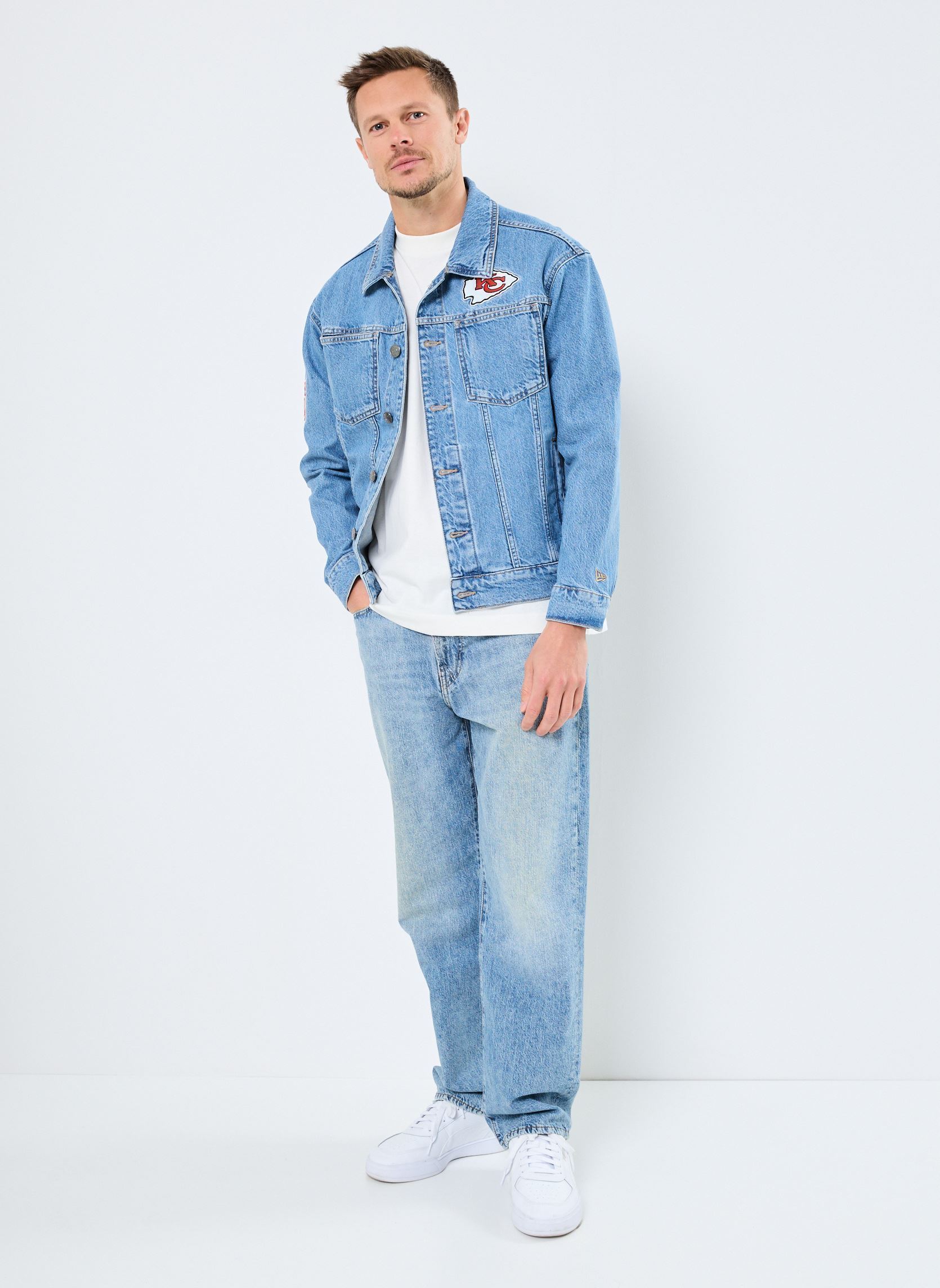 Jacken Nfl Denim Jacket herren blau New Era Jacken Nfl Denim Jacket herren blau KANSAS CITY CHIEFS RDM