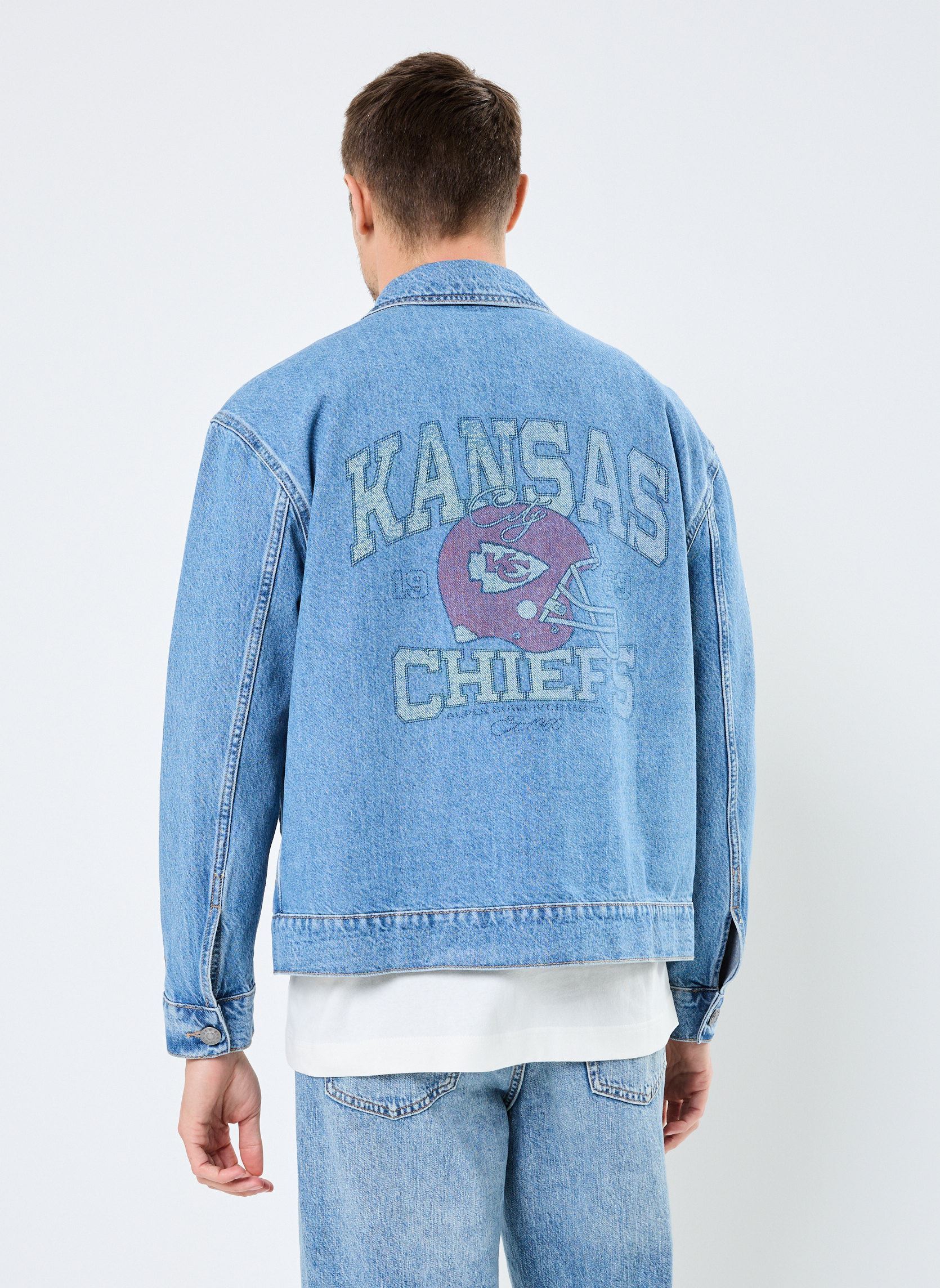 Jacken Nfl Denim Jacket herren blau New Era Jacken Nfl Denim Jacket herren blau KANSAS CITY CHIEFS RDM