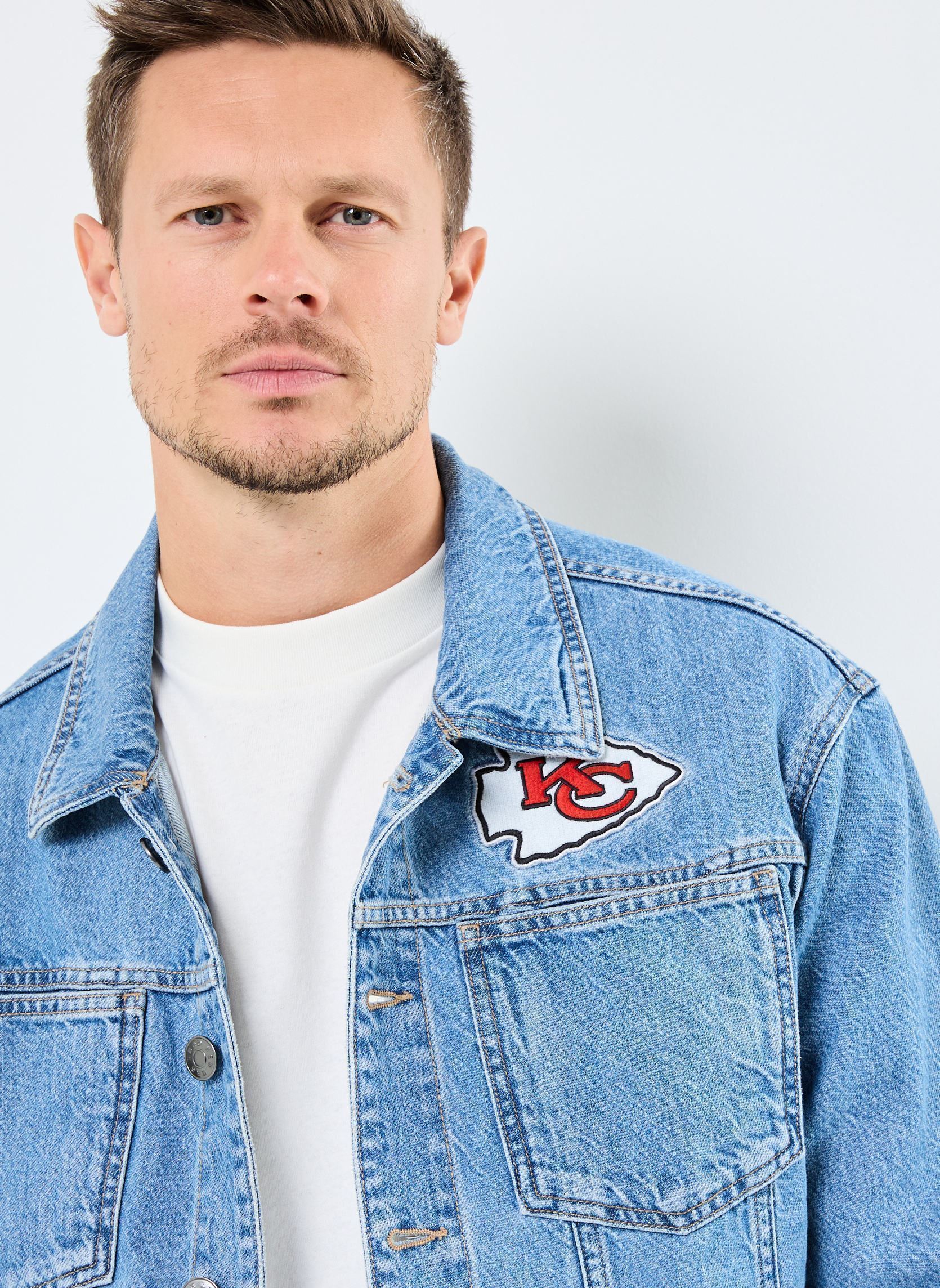 Jacken Nfl Denim Jacket herren blau New Era Jacken Nfl Denim Jacket herren blau KANSAS CITY CHIEFS RDM