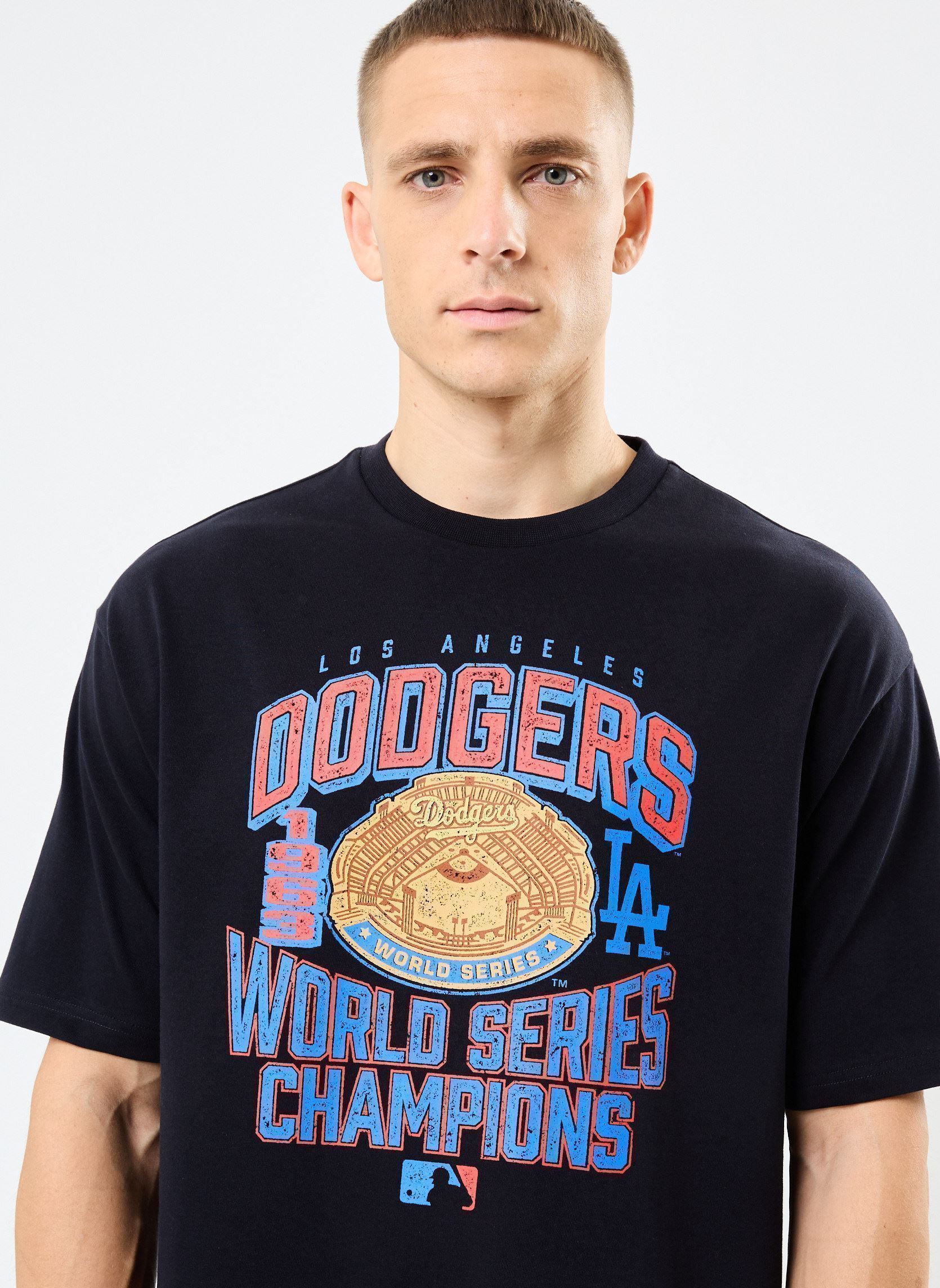 Tee-shirts manches courtes Mlb World Series Os Tee homme bleu New Era Tee-shirts manches courtes Mlb World Series Os Tee homme bleu LOS ANGELES DODGERS NVY