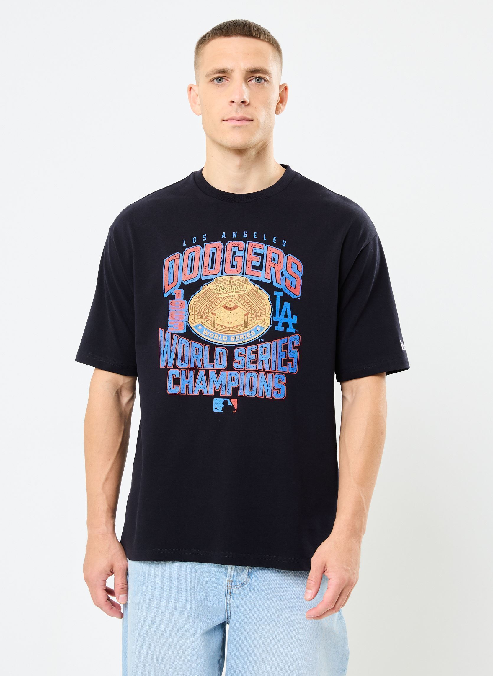 Tee-shirts manches courtes Mlb World Series Os Tee homme bleu New Era Tee-shirts manches courtes Mlb World Series Os Tee homme bleu LOS ANGELES DODGERS NVY