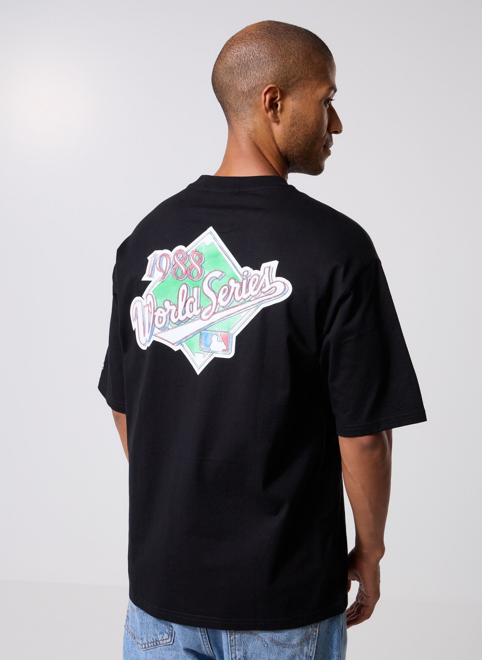 Tee-shirts manches courtes Mlb World Series Os Tee homme noir New Era Tee-shirts manches courtes Mlb World Series Os Tee homme noir Los Angeles Dodgers Blk