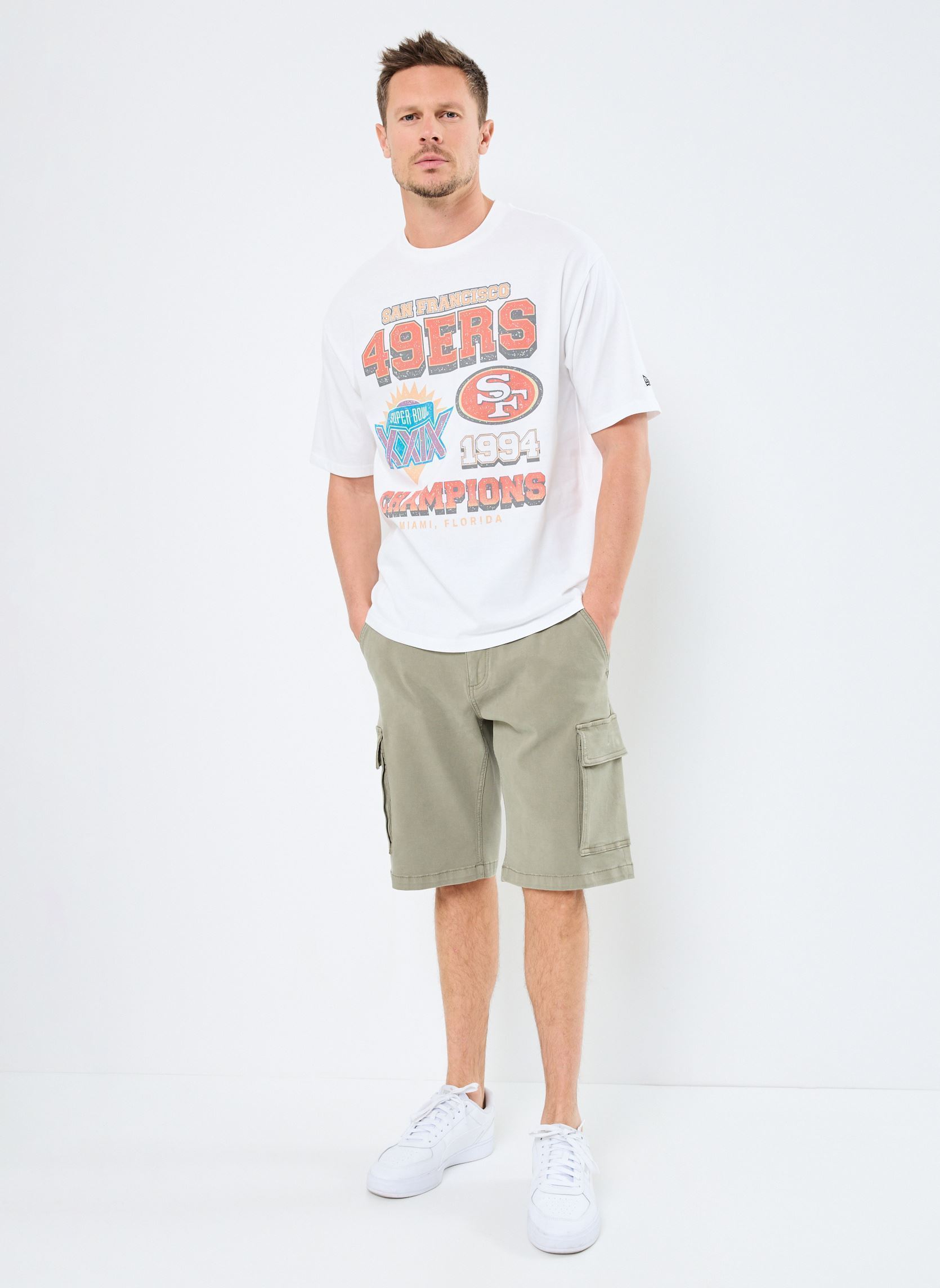 Kurzarm-T-Shirts Nfl Super Bowl Os Tee herren weiß New Era Kurzarm-T-Shirts Nfl Super Bowl Os Tee herren weiß SAN FRANCISCO 49ERS WHI