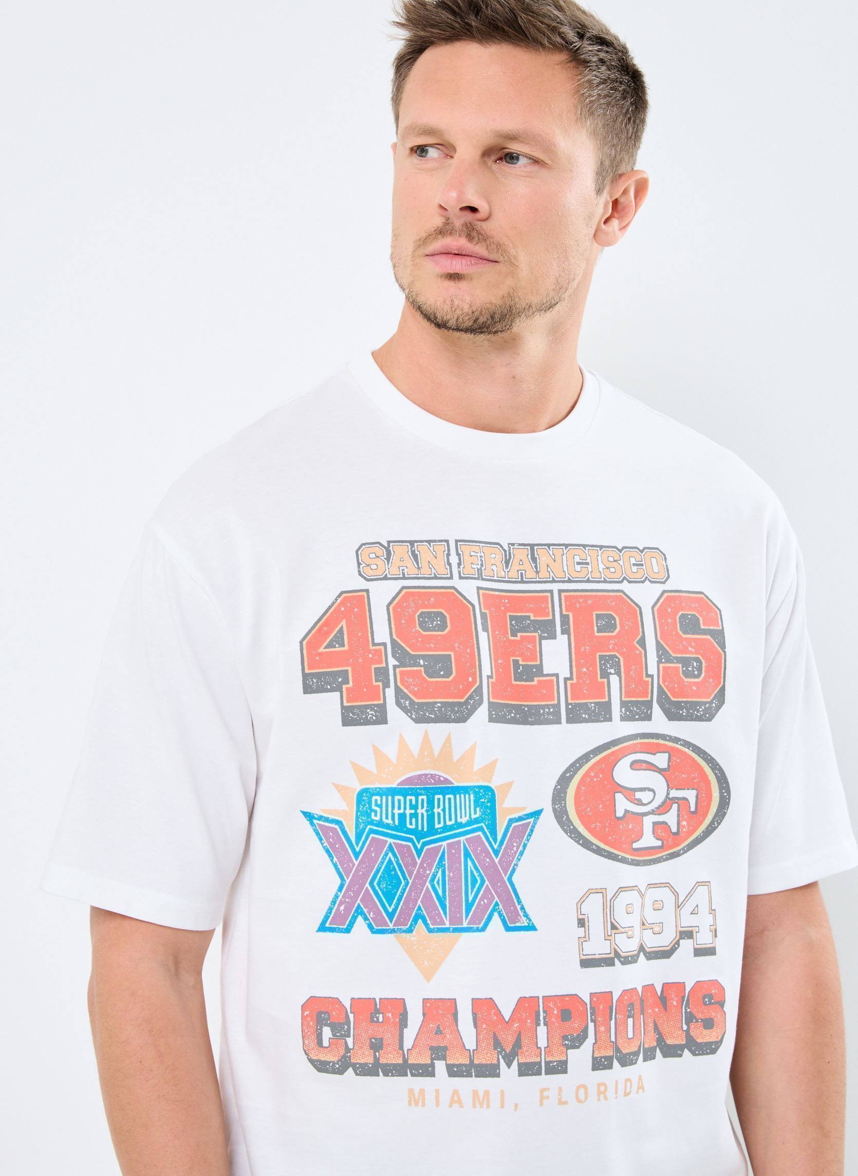 Kurzarm-T-Shirts Nfl Super Bowl Os Tee herren weiß New Era Kurzarm-T-Shirts Nfl Super Bowl Os Tee herren weiß SAN FRANCISCO 49ERS WHI