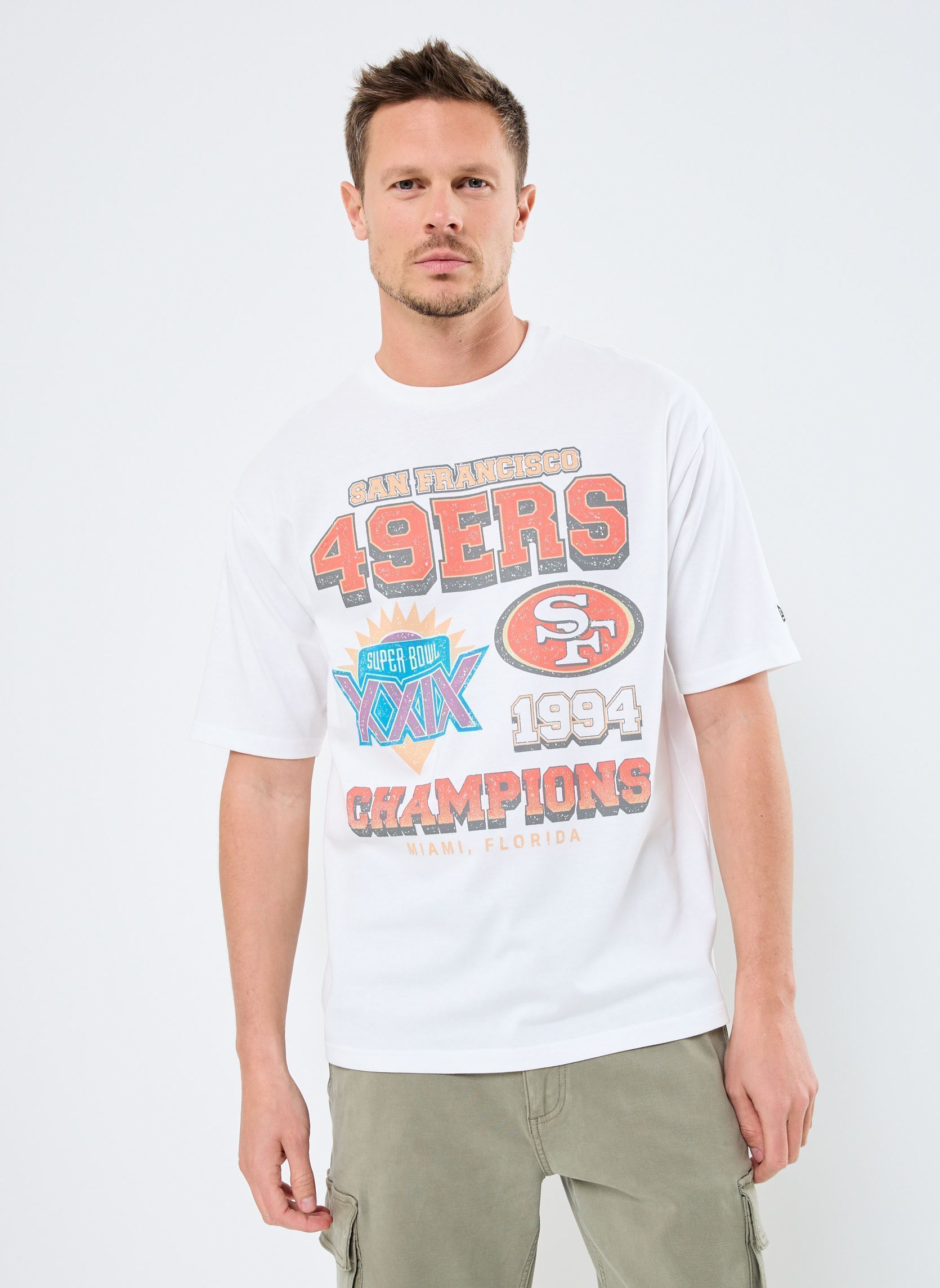 Kurzarm-T-Shirts Nfl Super Bowl Os Tee herren weiß New Era Kurzarm-T-Shirts Nfl Super Bowl Os Tee herren weiß SAN FRANCISCO 49ERS WHI