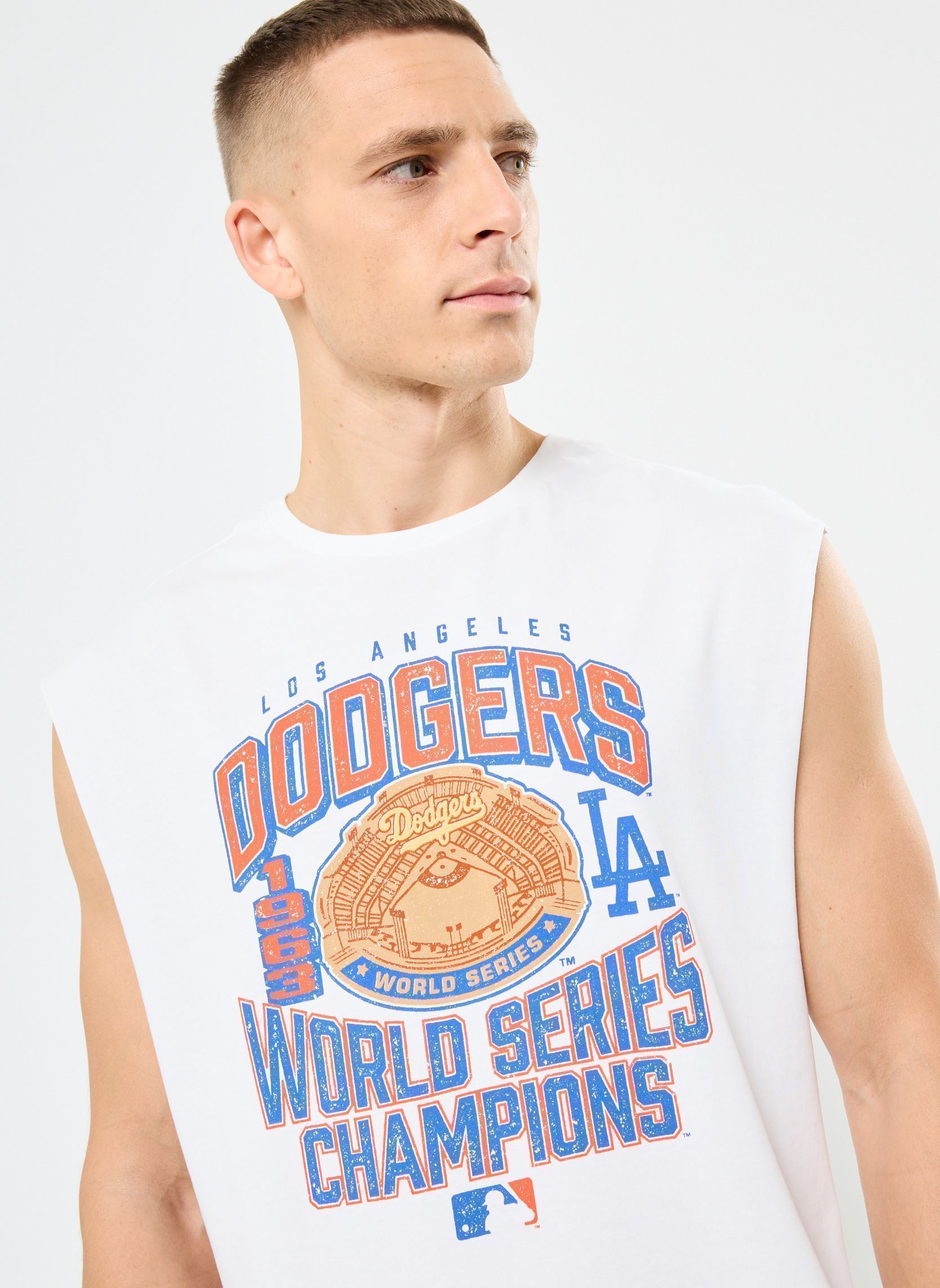 Hemdjes Mlb Sleeveless Graphic Tee heren wit New Era Hemdjes Mlb Sleeveless Graphic Tee heren wit LOS ANGELES DODGERS WHI