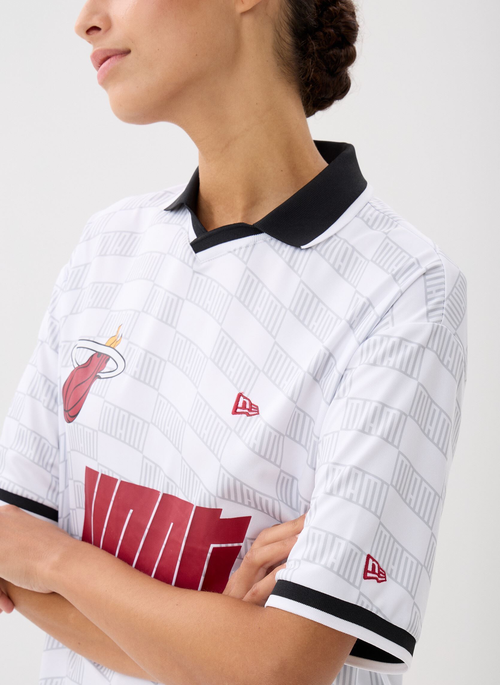 Tee-shirts manches courtes Nba Soccer Os Tee Women femme blanc New Era Tee-shirts manches courtes Nba Soccer Os Tee Women femme blanc MIAMI HEAT WHI