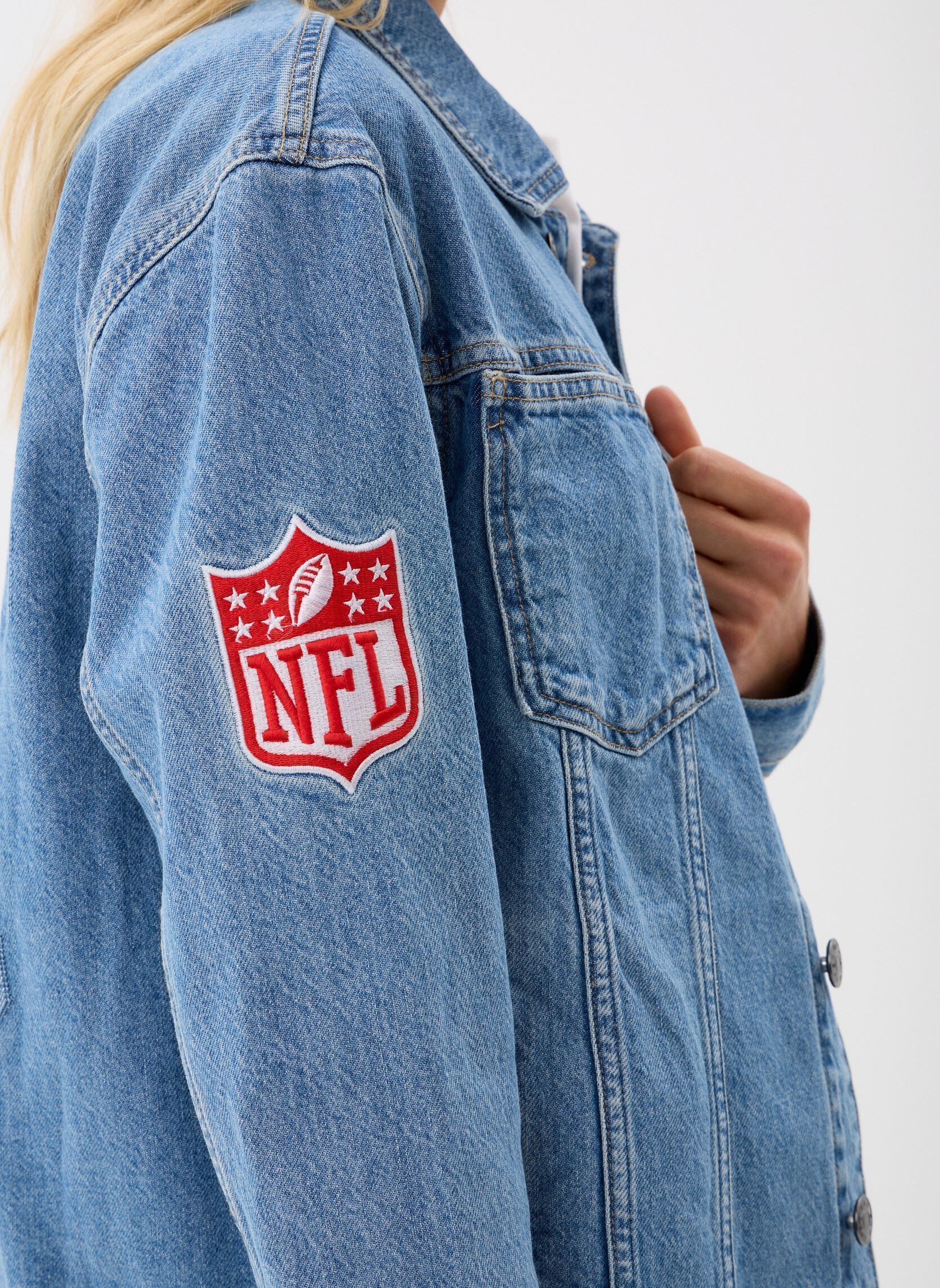Vestes en jean Nfl Denim Jacket Women femme bleu New Era Vestes en jean Nfl Denim Jacket Women femme bleu KANSAS CITY CHIEFS RDM