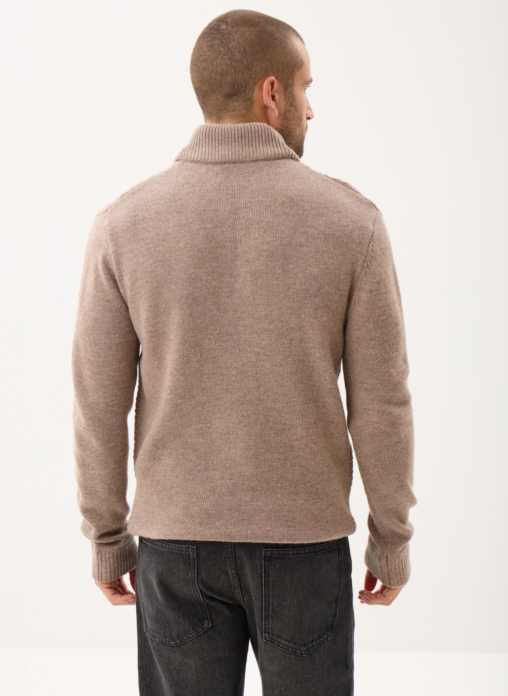 Pullover PTORSATON herren beige MADE BY Pullover PTORSATON herren beige Taupe