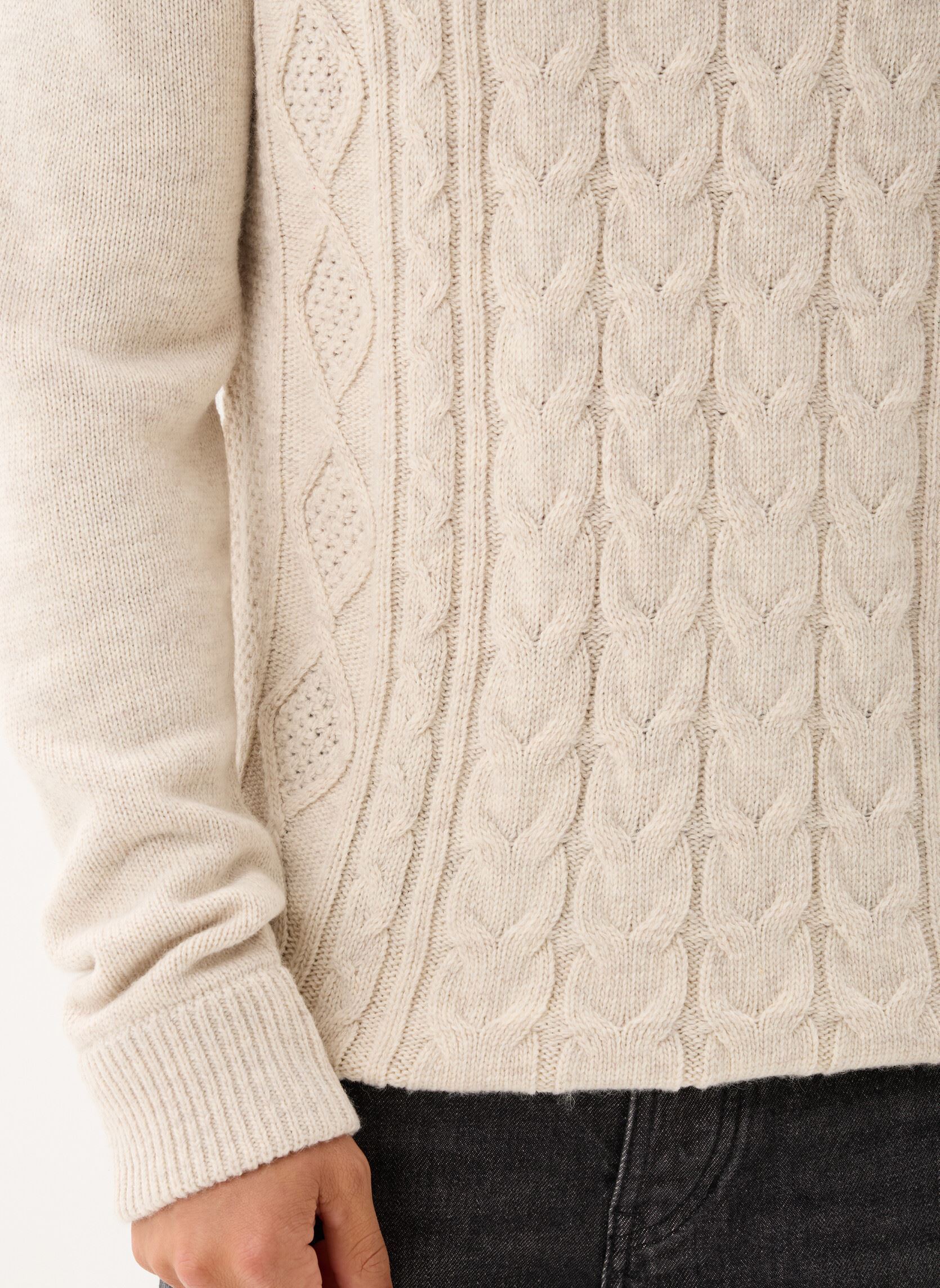 Pullover PTORSATON herren weiß MADE BY Pullover PTORSATON herren weiß MELANGE ECRU