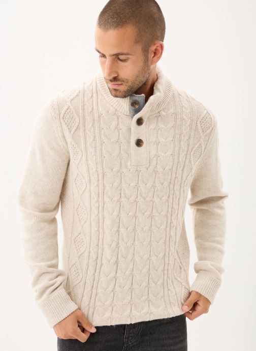 MADE BY Pulls PTORSATON homme blanc
