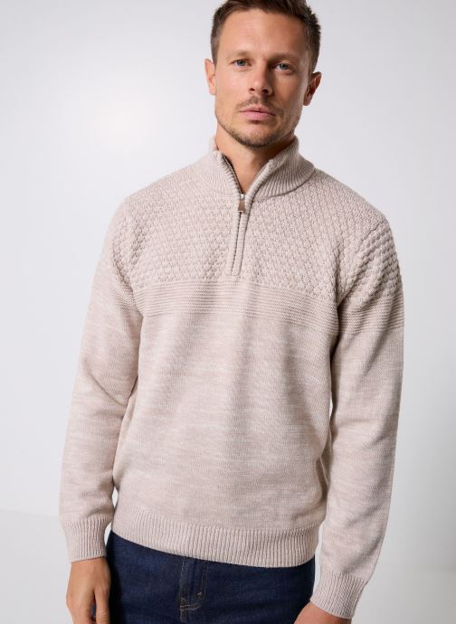 MADE BY Pulls MARIO homme beige