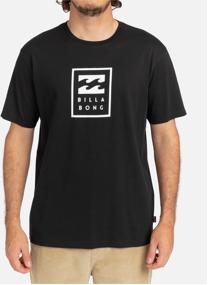 Tee-shirts Unity Stacked homme noir Billabong Tee-shirts Unity Stacked homme noir Noir