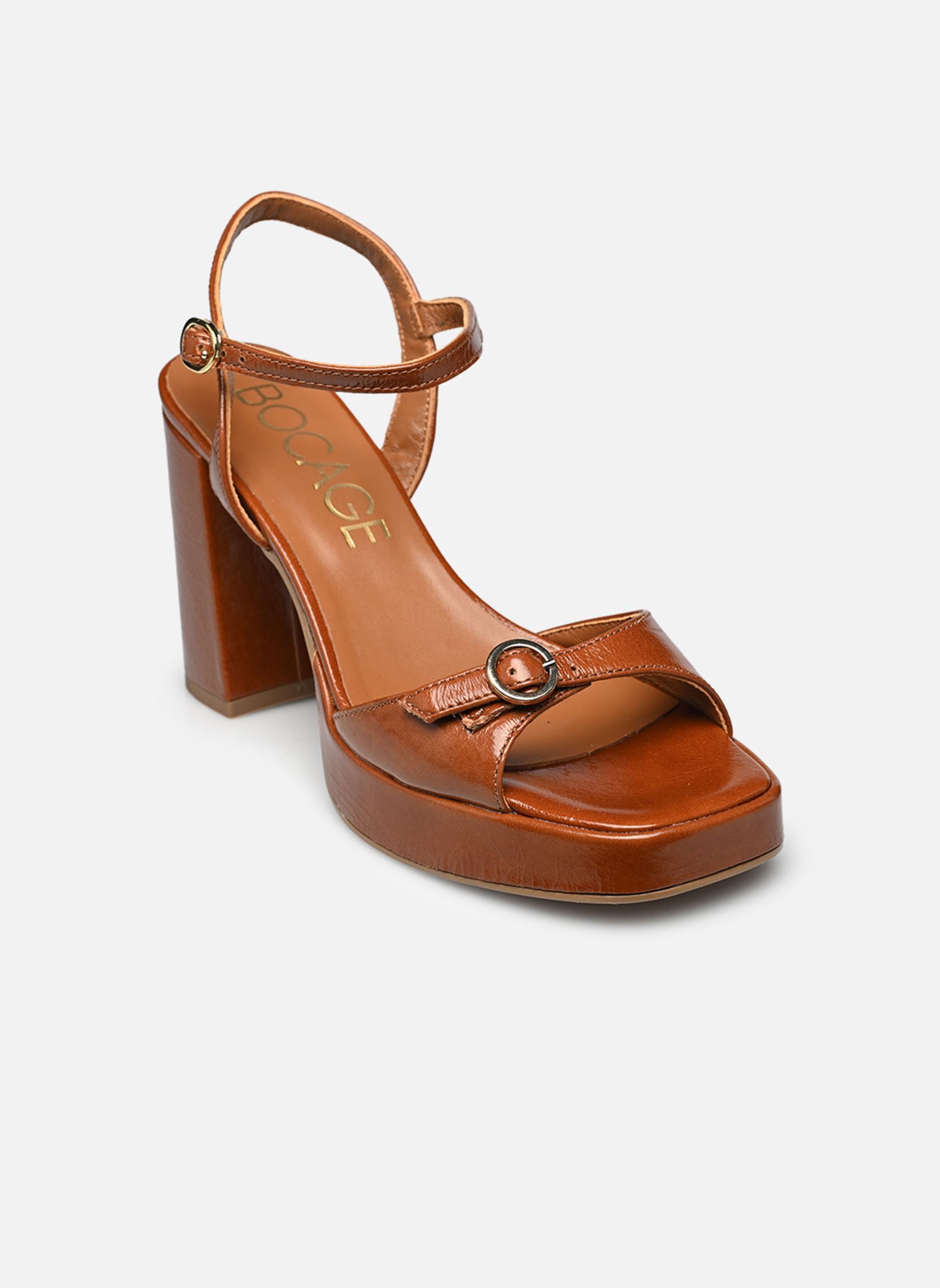 Sandalen POLLA damen braun Bocage Sandalen POLLA damen braun Cognac