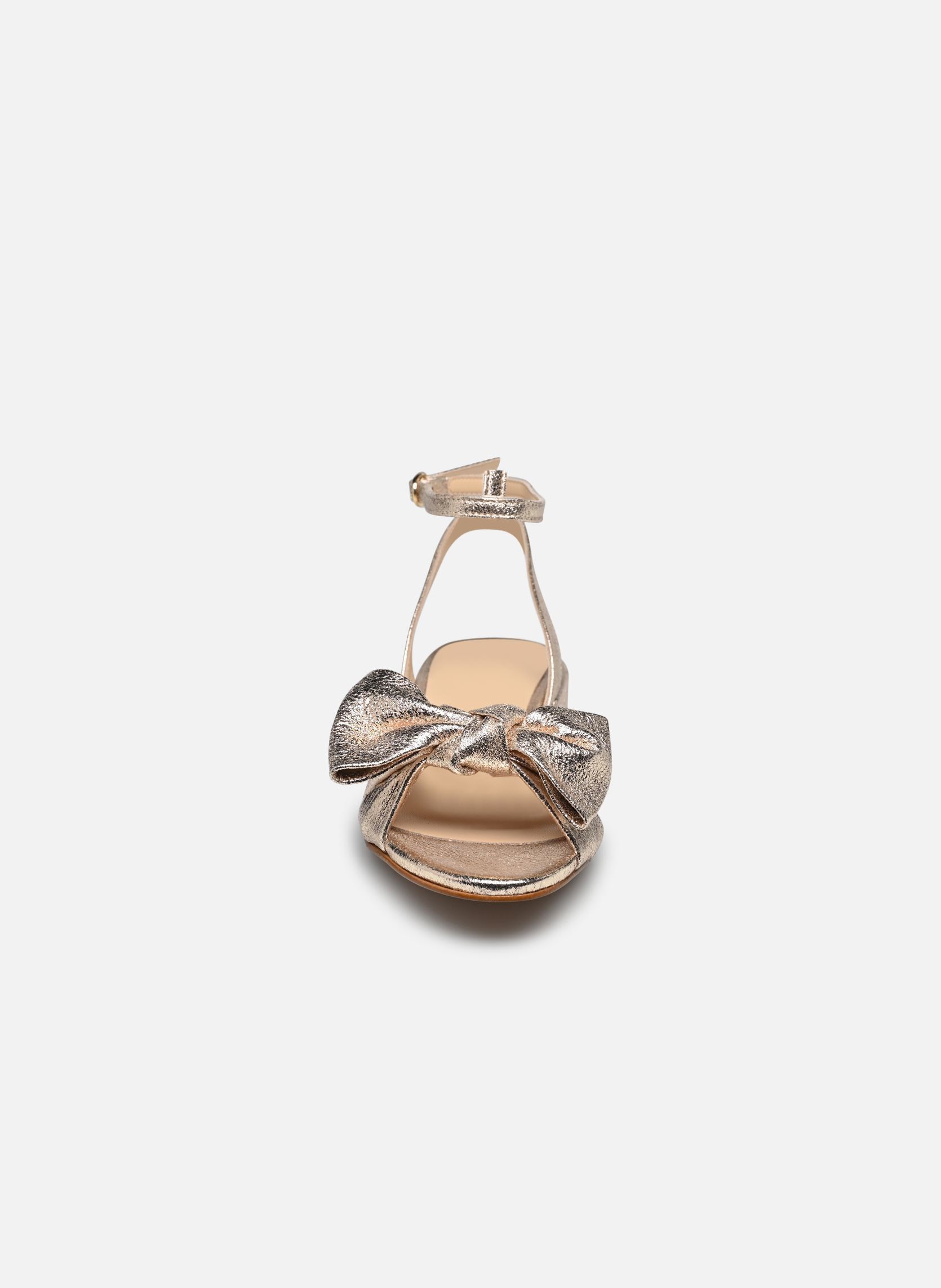 Platte sandalen GREAT dames goud en brons Bocage Platte sandalen GREAT dames goud en brons PLATINE