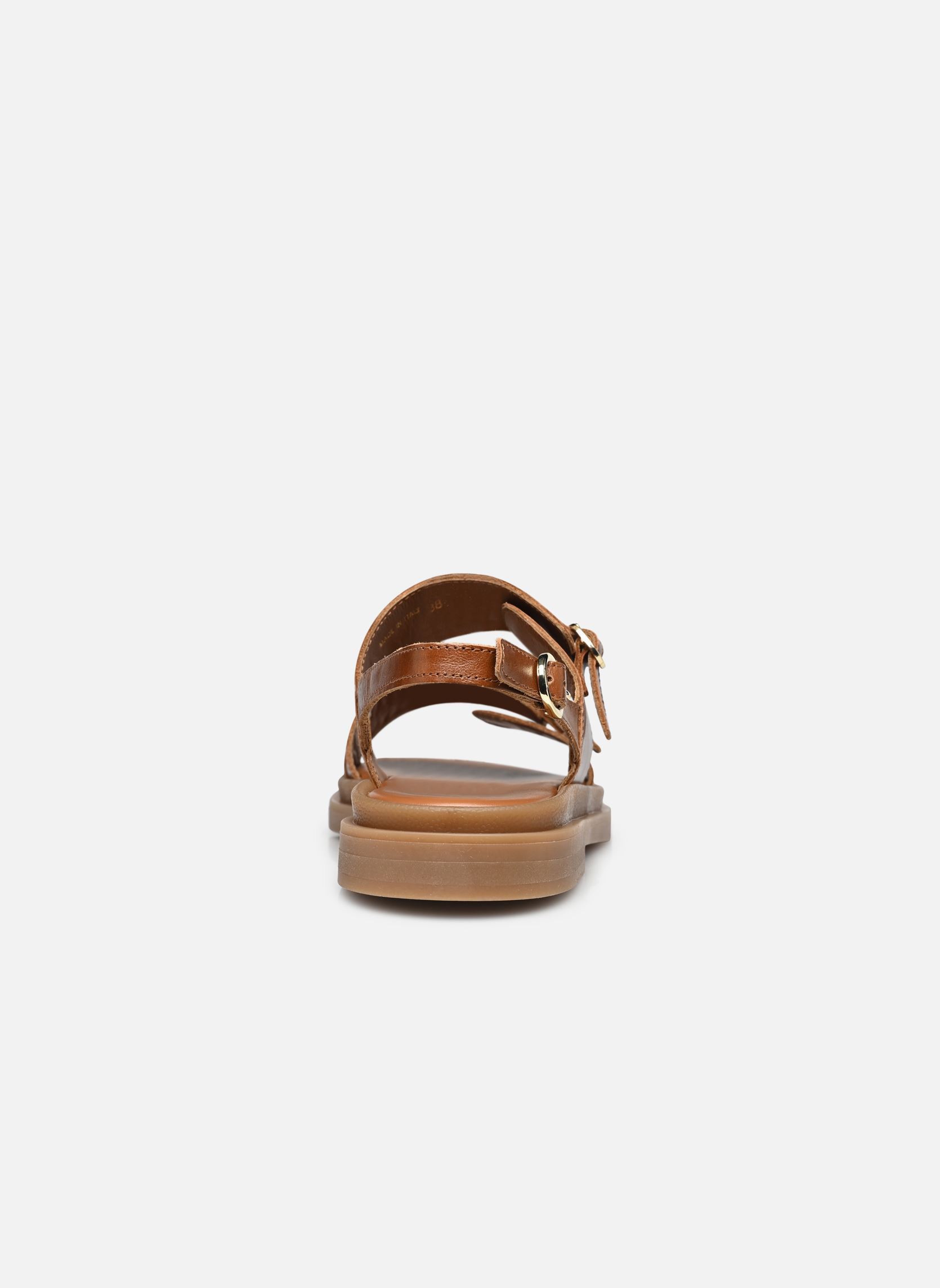 Sandali con zeppa e plateau GALINA donna marrone Bocage Sandali con zeppa e plateau GALINA donna marrone Camel