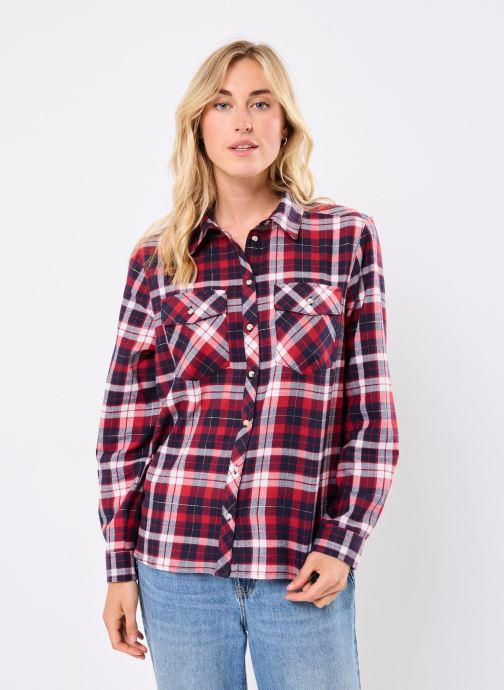 MADE BY Chemises manches longues CAROLLA2 femme rouge