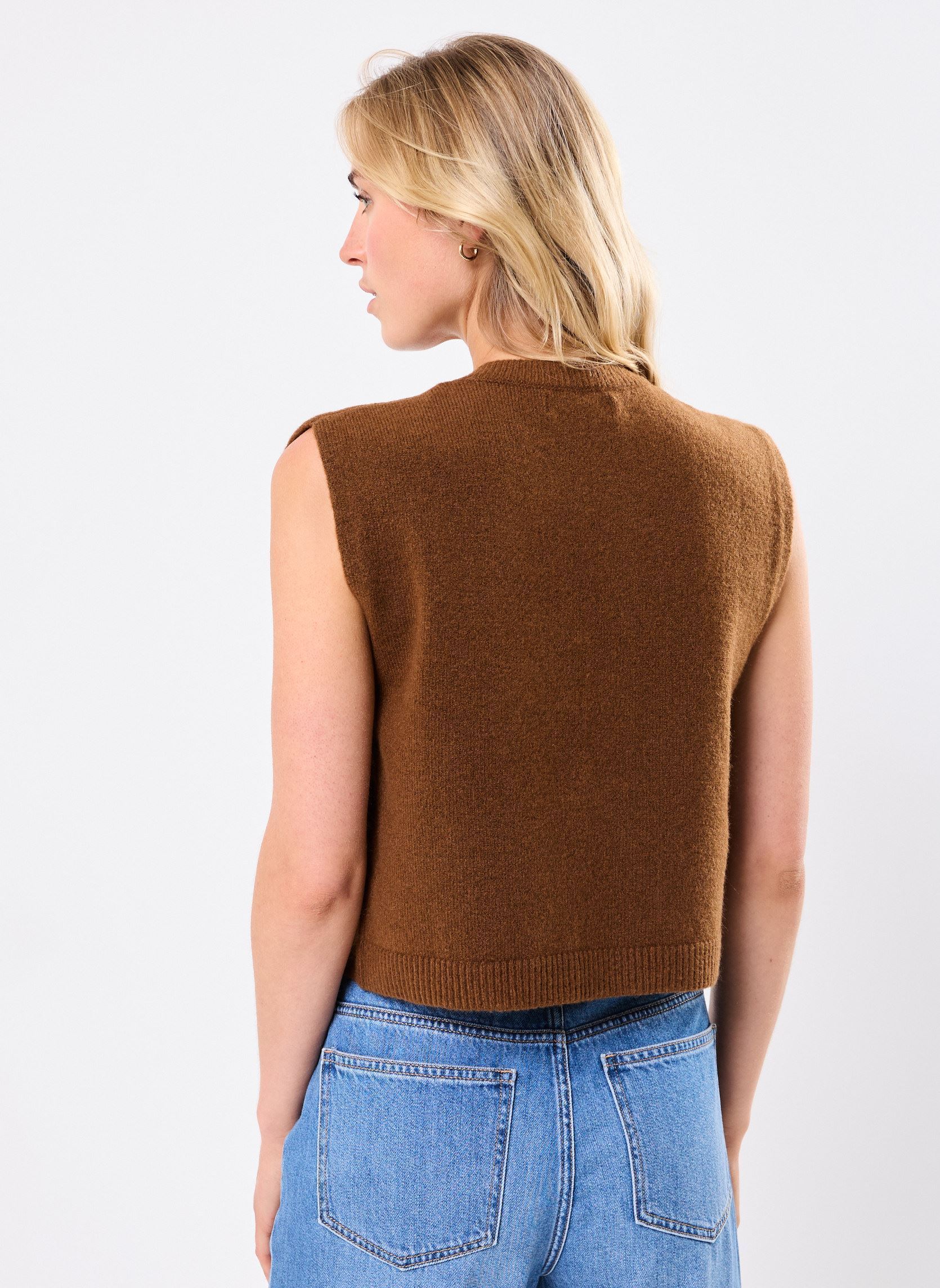 Gilets GINOUETTESM femme marron MADE BY Gilets GINOUETTESM femme marron EMPERADOR