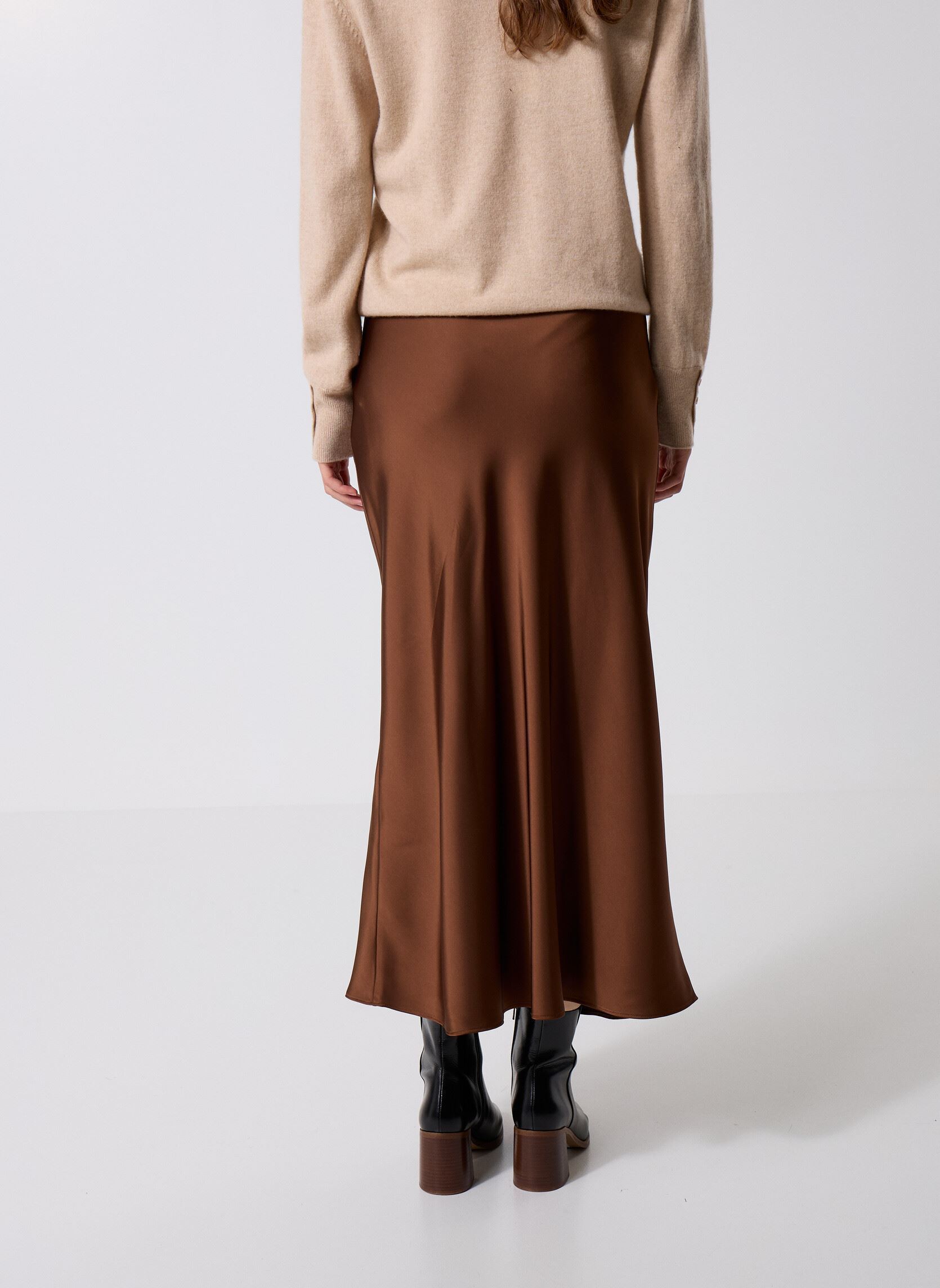 Jupes longues JAKARTA femme marron MADE BY Jupes longues JAKARTA femme marron MOON ROCK