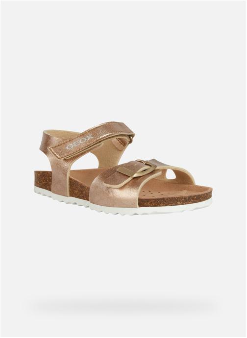 Geox Sandales ADRIEL GIRL fille or et bronze