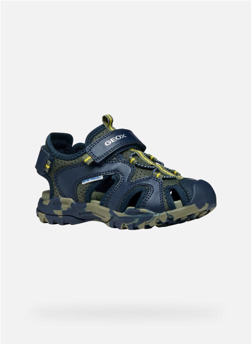 Geox Sandales J BOREALIS BOY garçon bleu