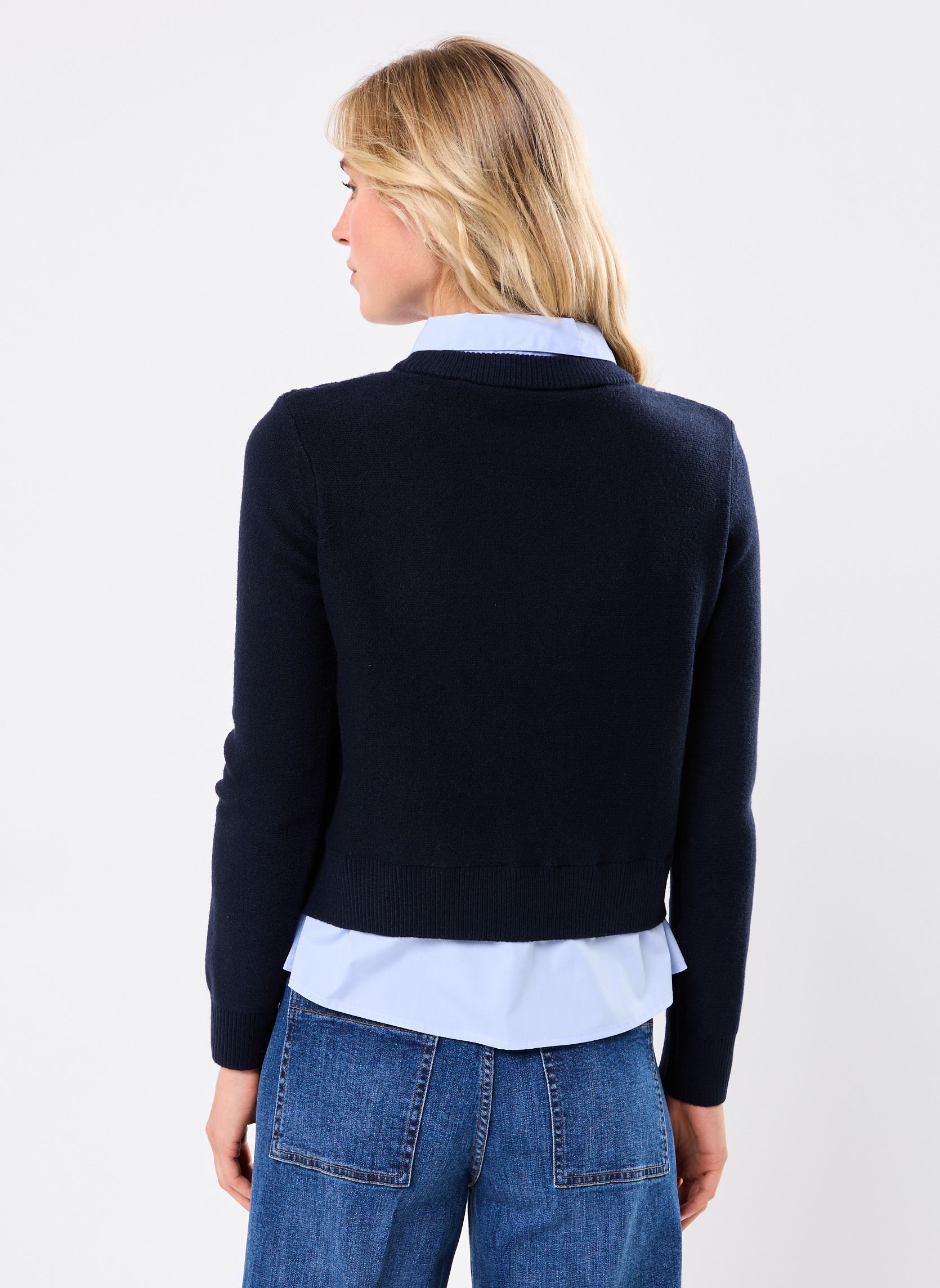 Pullover MARISSA damen blau MADE BY Pullover MARISSA damen blau Navy Blazer