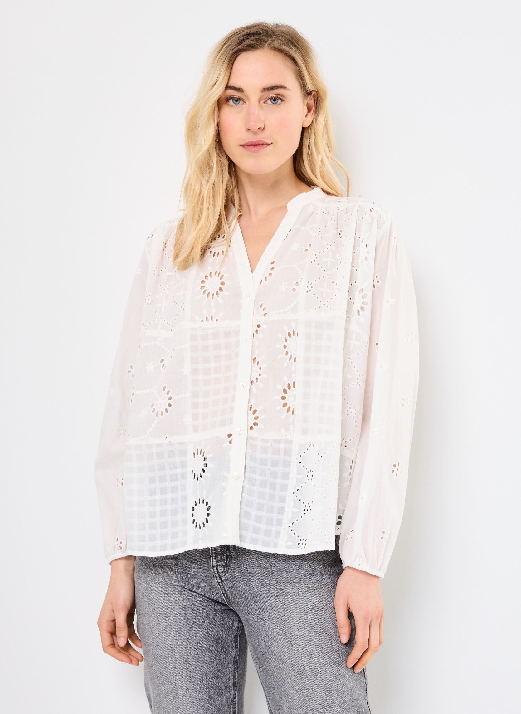 Camicie a maniche lunghe BOLIAN donna bianco La Petite Etoile Camicie a maniche lunghe BOLIAN donna bianco 10-BLANC
