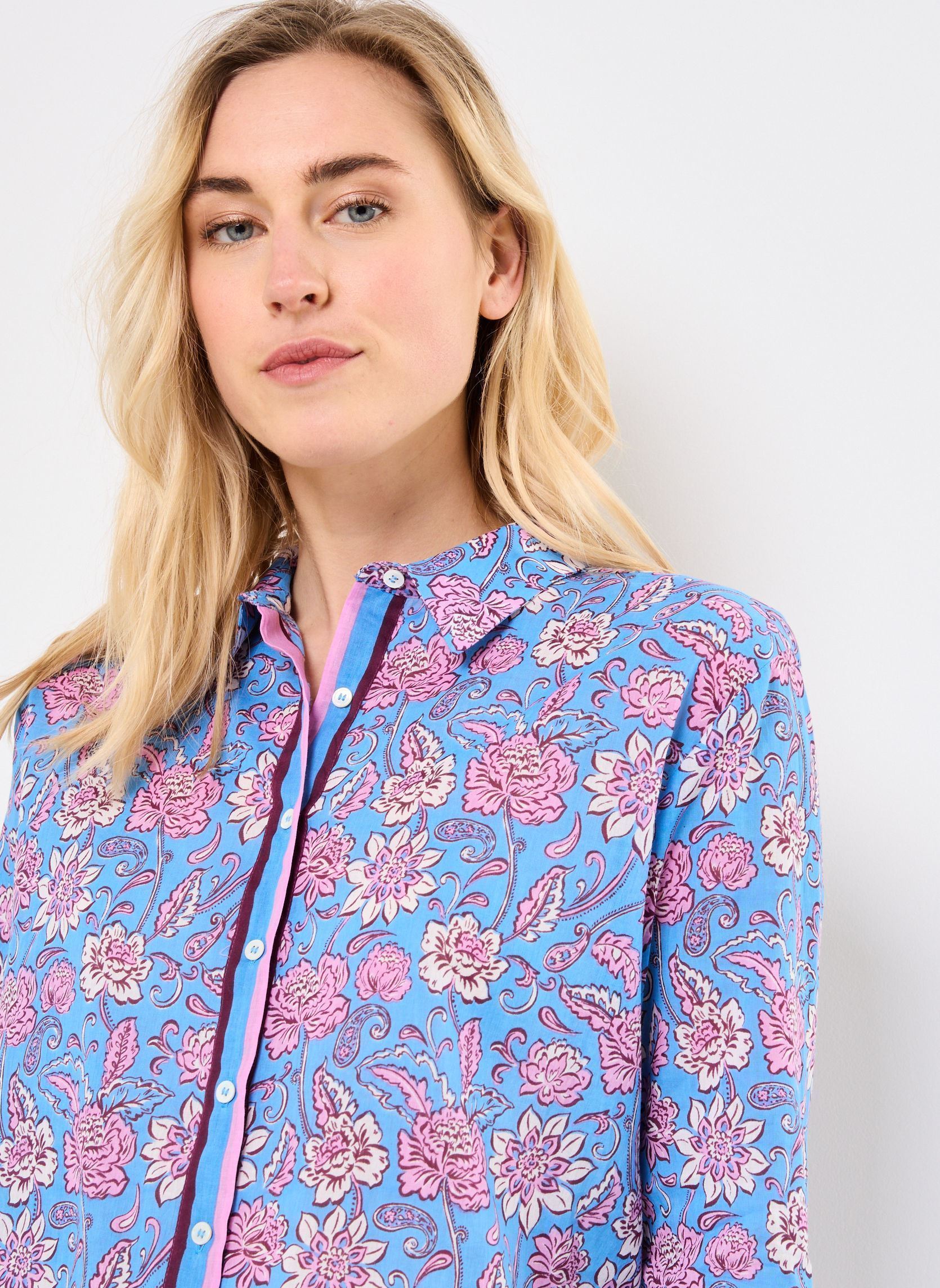 Langarm-Hemden CATHYA damen mehrfarbig La Petite Etoile Langarm-Hemden CATHYA damen mehrfarbig 20-FLEUR
