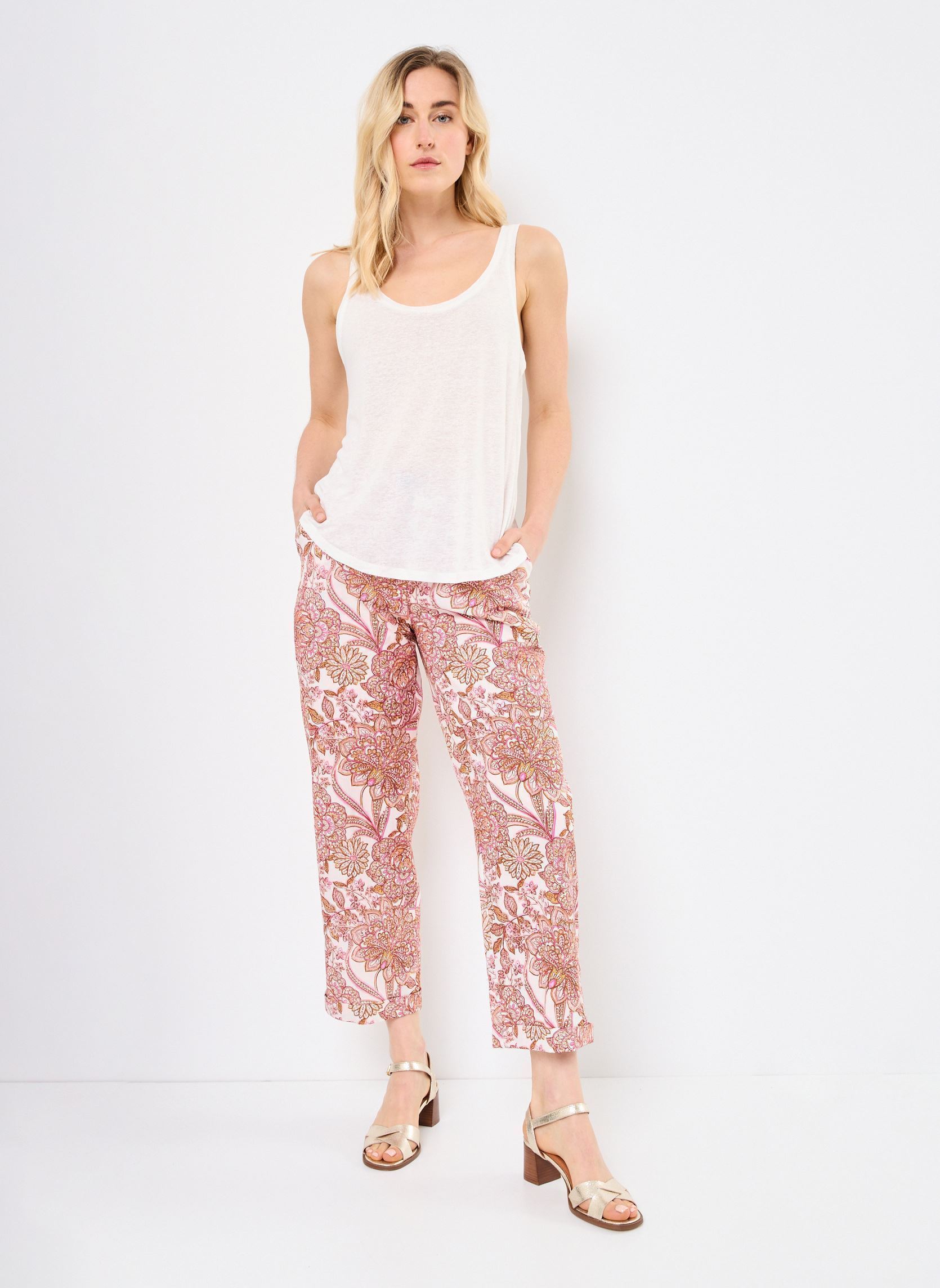 Débardeurs DIANE femme blanc La Petite Etoile Débardeurs DIANE femme blanc 11-Ecru