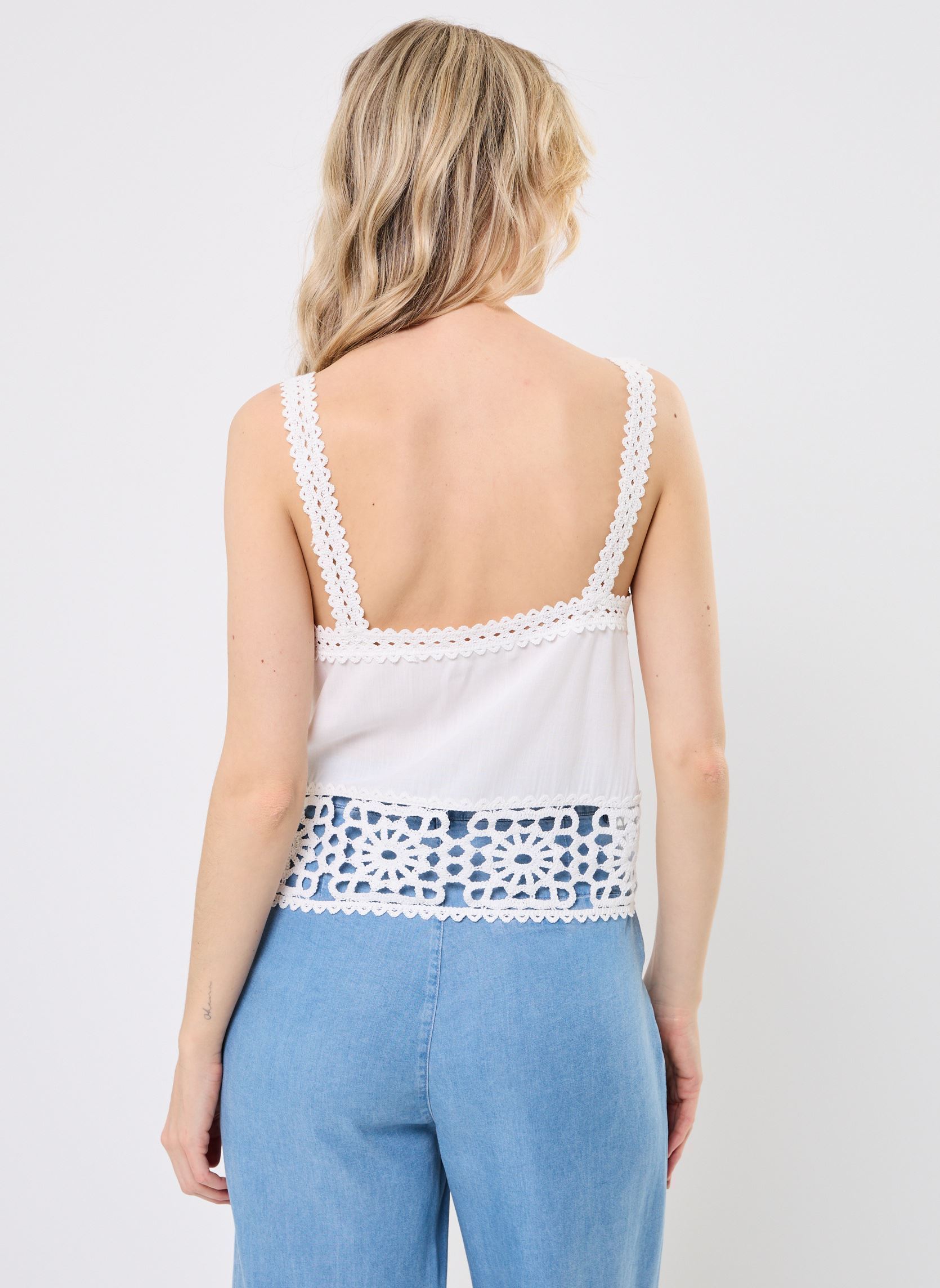 Tanktops DUA damen weiß La Petite Etoile Tanktops DUA damen weiß 10-BLANC