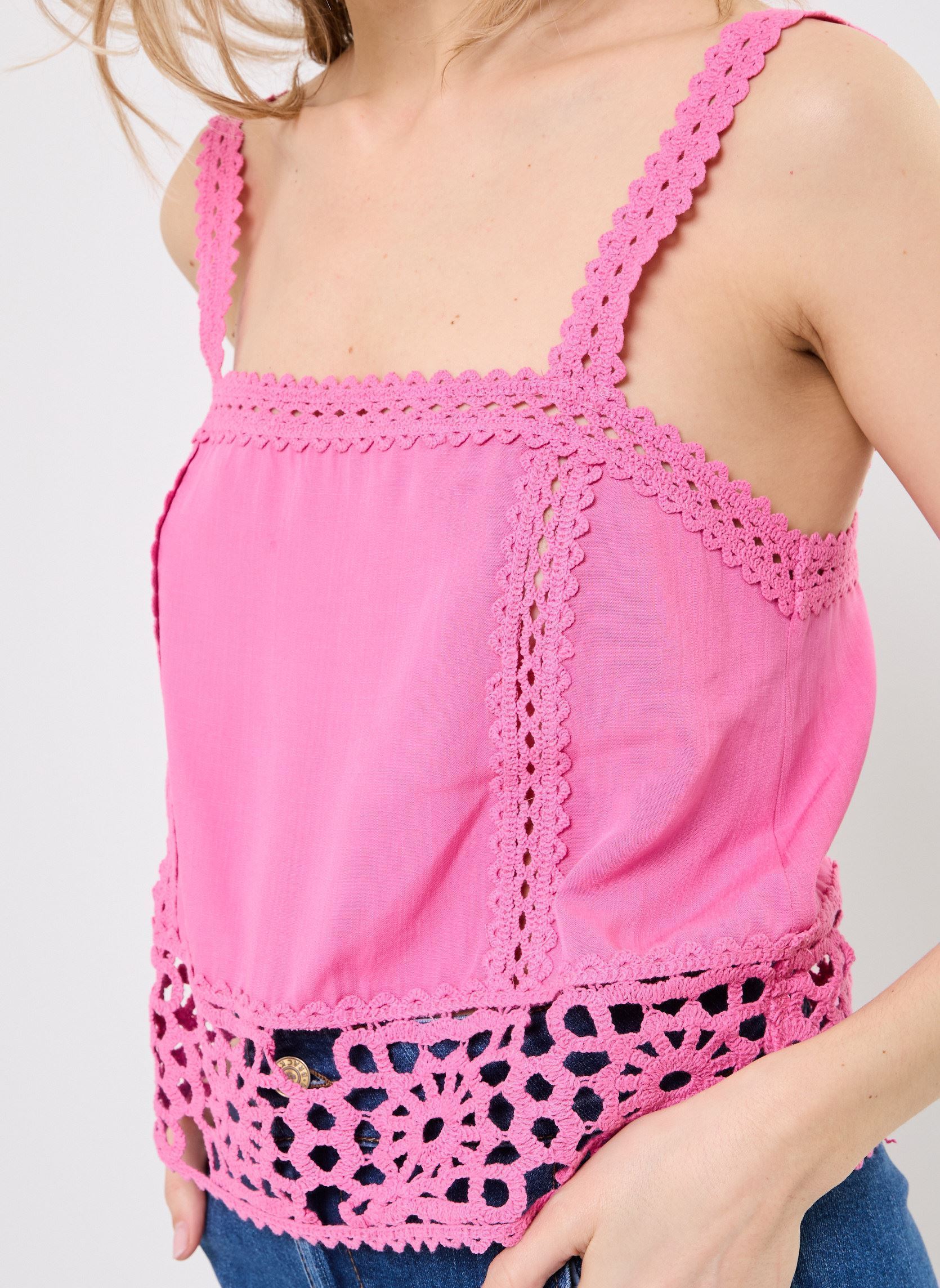 Tanktops DUA damen rosa La Petite Etoile Tanktops DUA damen rosa 40-ROSE