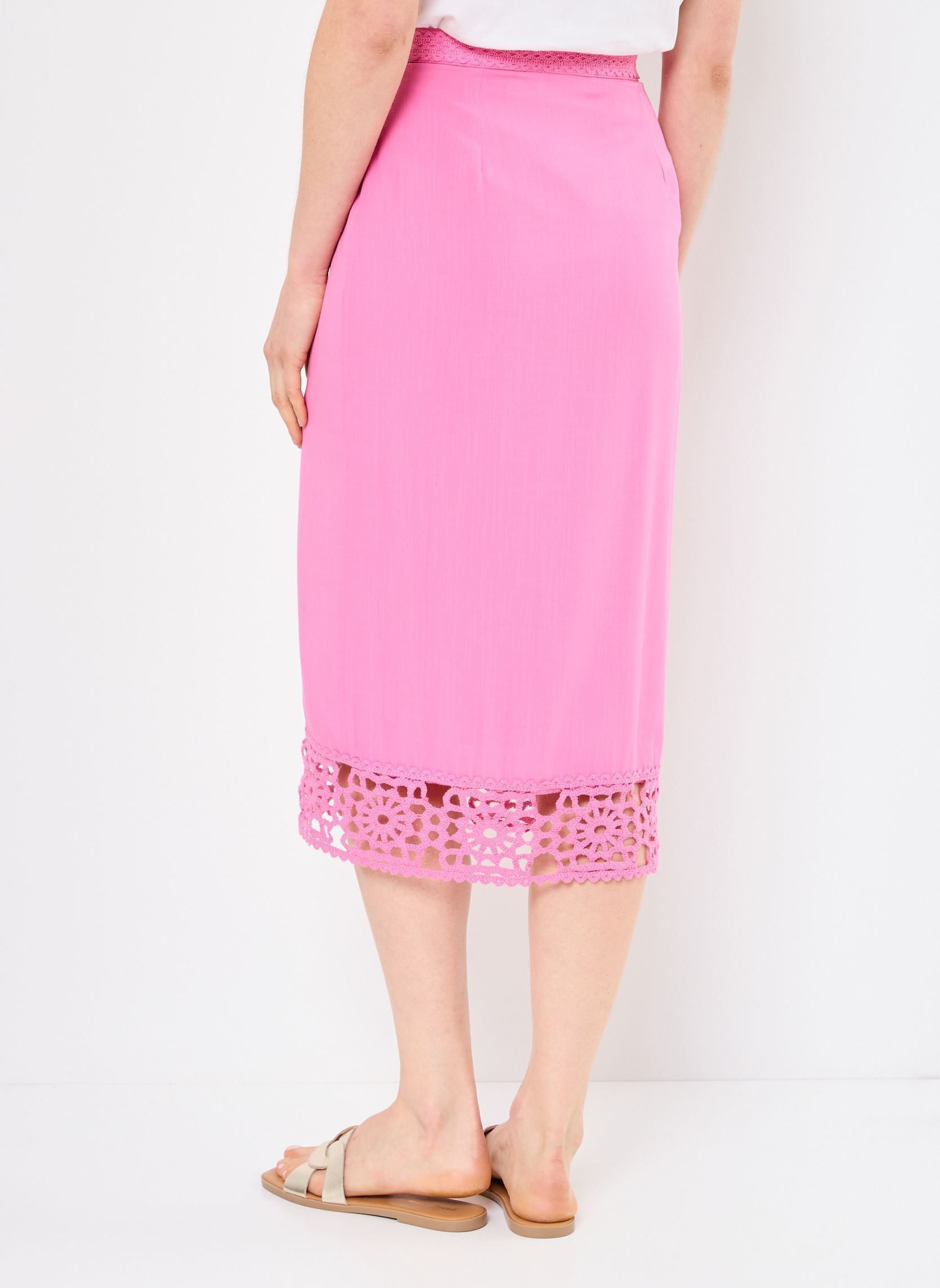 Halflange rokken JOLENE dames roze La Petite Etoile Halflange rokken JOLENE dames roze 40-ROSE