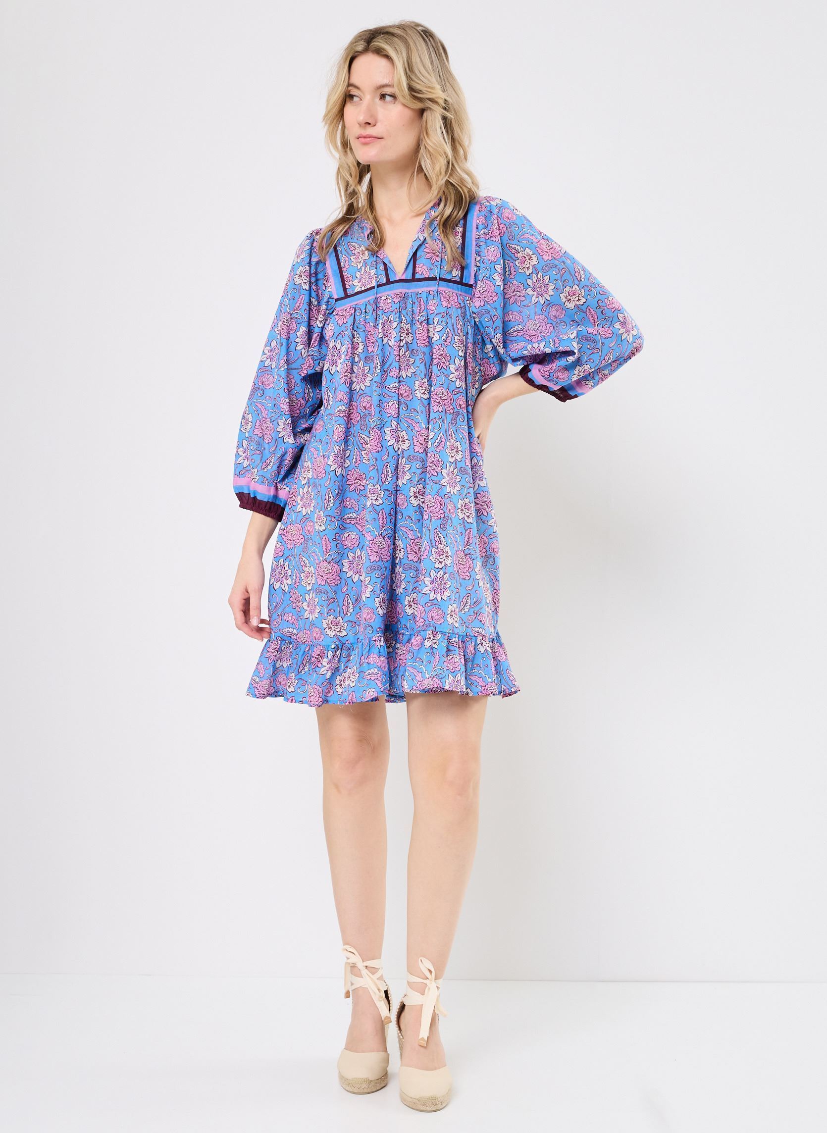 Robes RITHY femme multicolore La Petite Etoile Robes RITHY femme multicolore 20-FLEUR