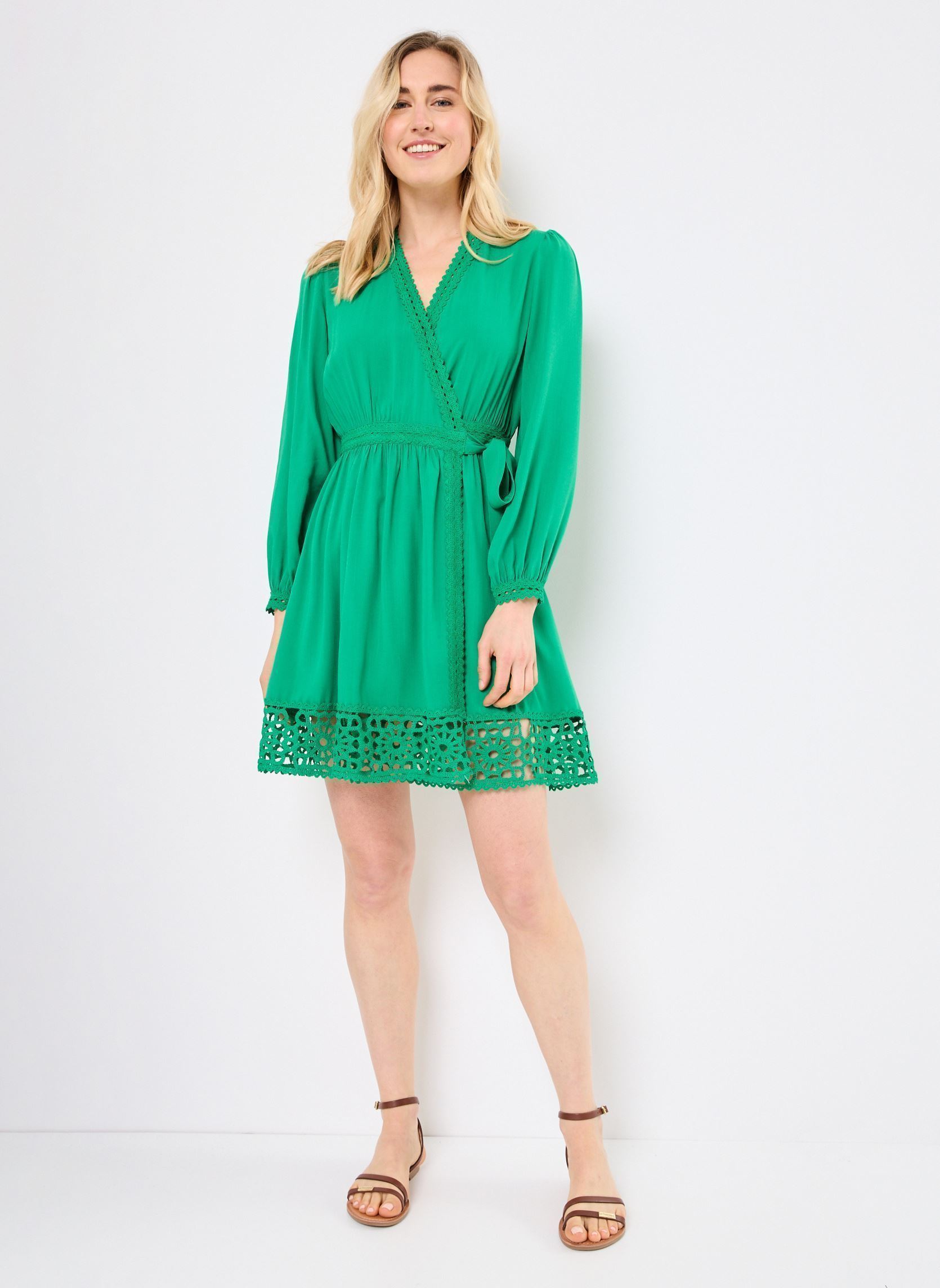 Robes RIVER femme vert La Petite Etoile Robes RIVER femme vert 30-VERT