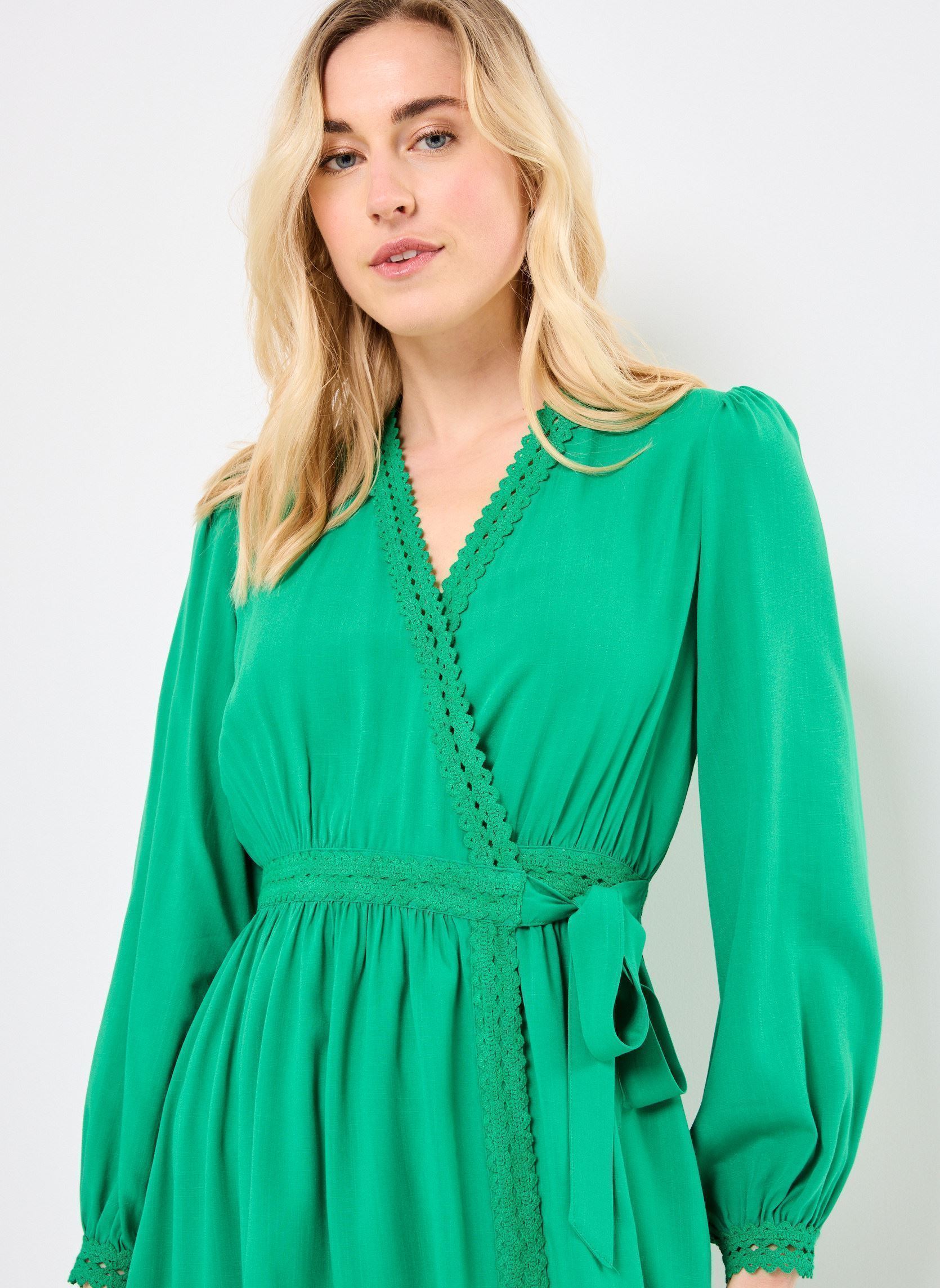 Robes RIVER femme vert La Petite Etoile Robes RIVER femme vert 30-VERT