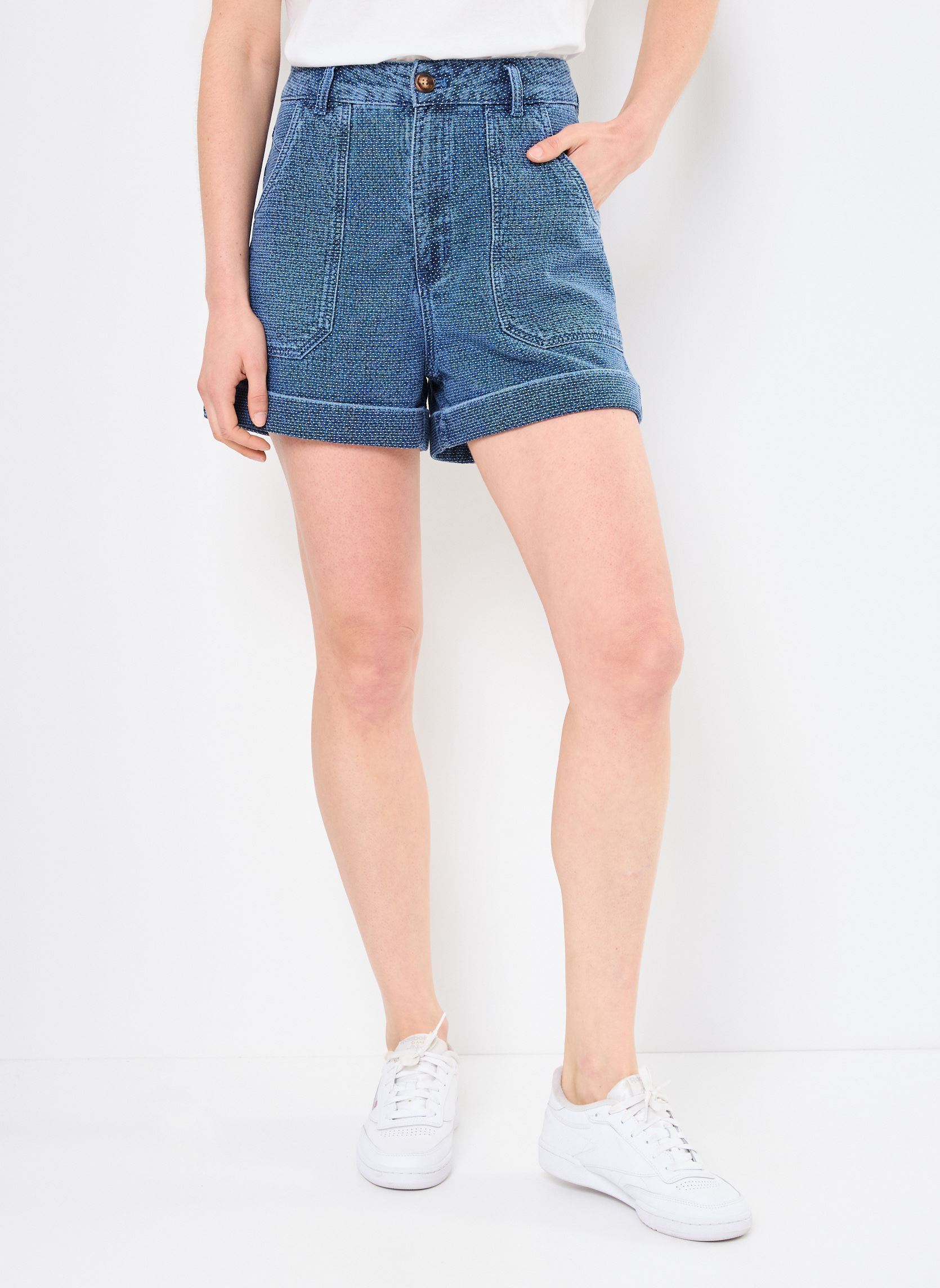 Shorts SARAH femme bleu La Petite Etoile Shorts SARAH femme bleu 20-BLEU DOT