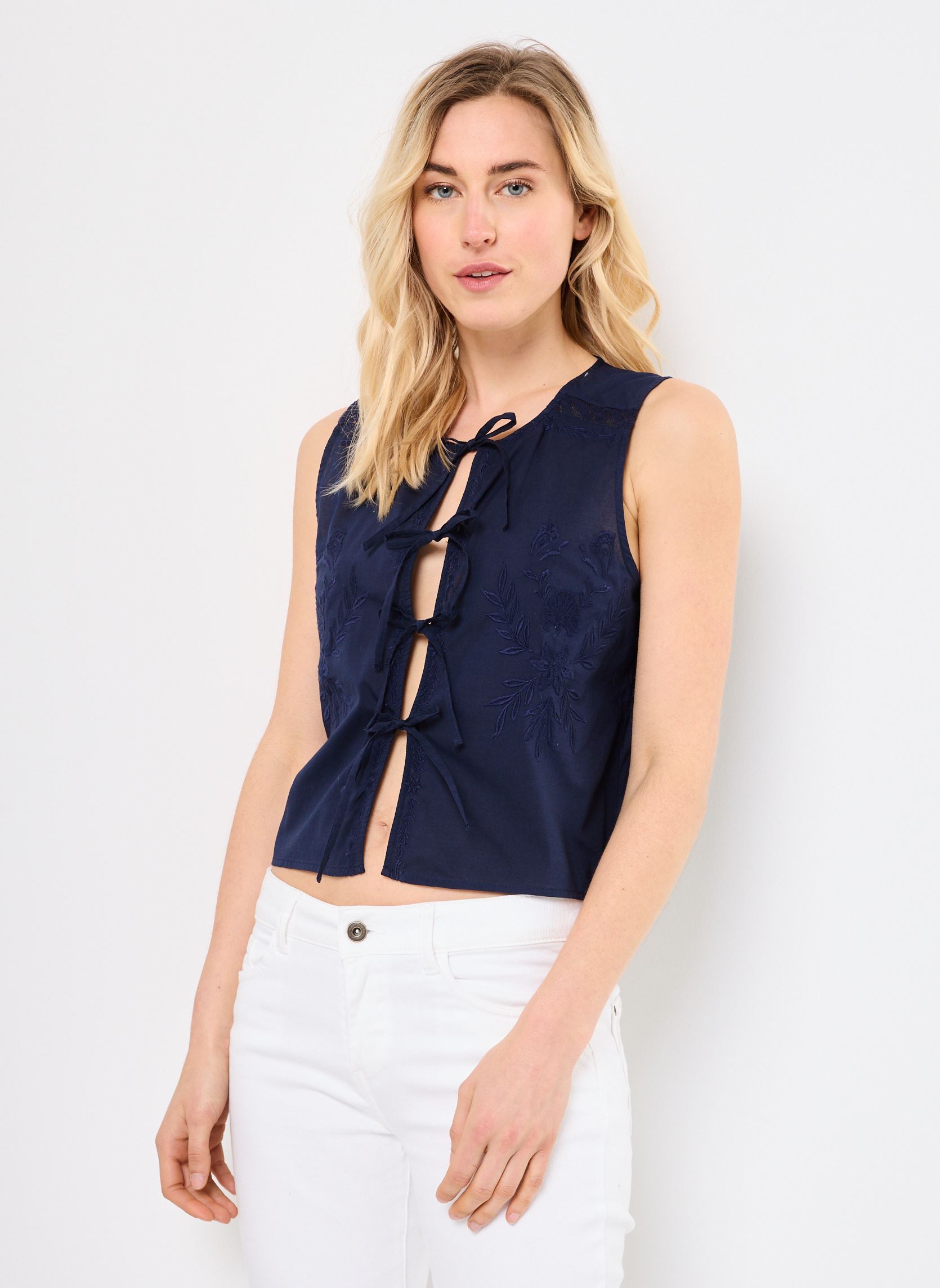 Tops TERY damen blau La Petite Etoile Tops TERY damen blau 25-MARINE