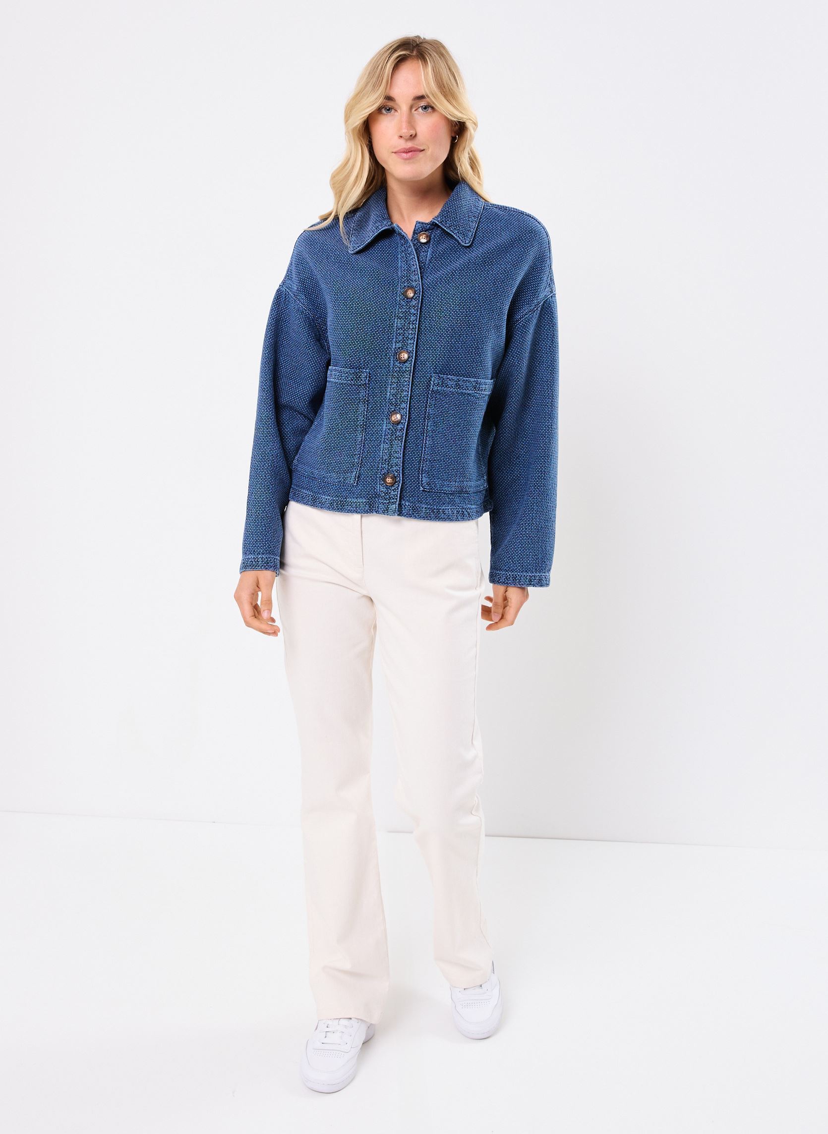Jeansjacken VIRGINIE damen blau La Petite Etoile Jeansjacken VIRGINIE damen blau 20-BLEU DOT
