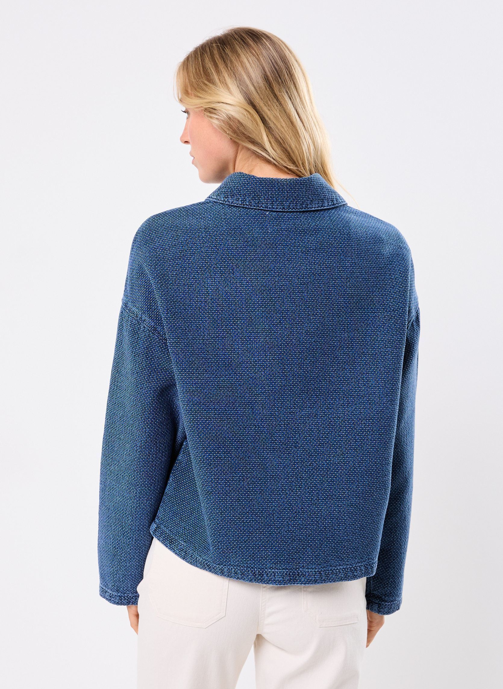 Jeansjacken VIRGINIE damen blau La Petite Etoile Jeansjacken VIRGINIE damen blau 20-BLEU DOT