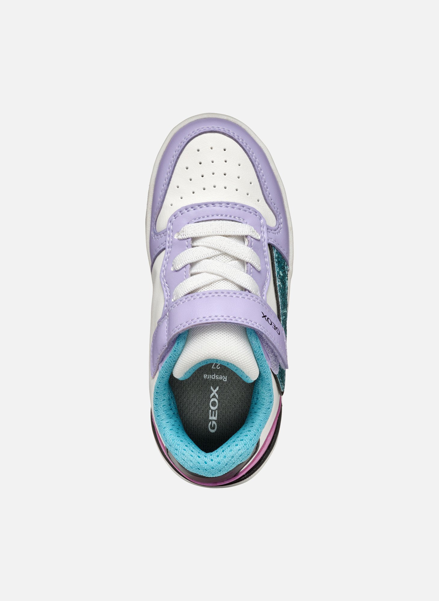 Baskets basses J WASHIBA GIRL fille violet Geox Baskets basses J WASHIBA GIRL fille violet Violet