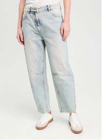 Jeans droit DELNO-BALLON femme bleu