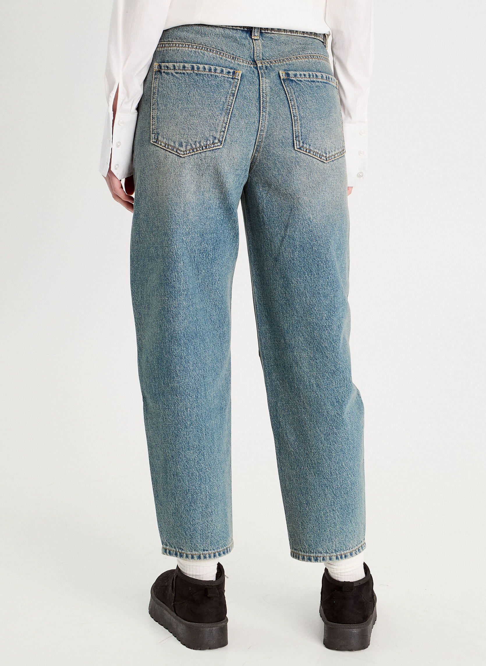 Jeans droit DELNO-BALLON femme bleu Cache Cache Jeans droit DELNO-BALLON femme bleu Bleu