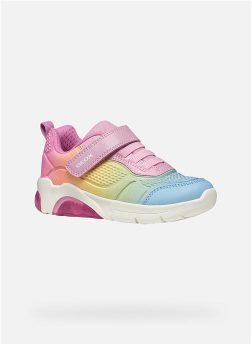 Geox Baskets basses FADINLIGHT GIRL fille multicolore