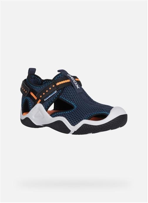 Geox Sandales WADER BOY garçon bleu