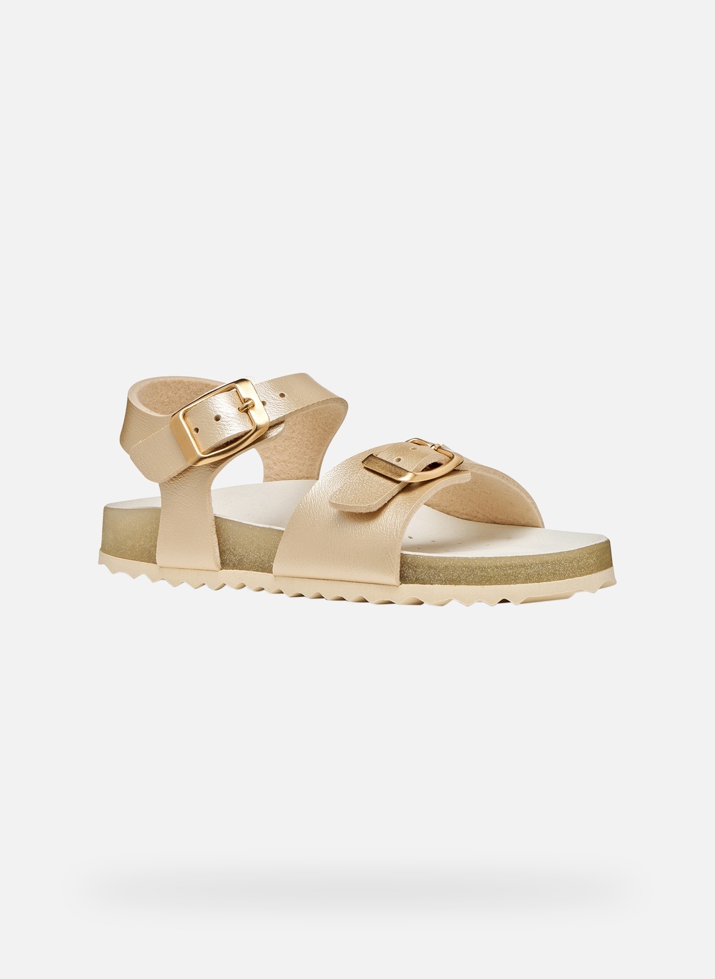 Sandales J ADRIEL GIRL fille or et bronze Geox Sandales J ADRIEL GIRL fille or et bronze Or