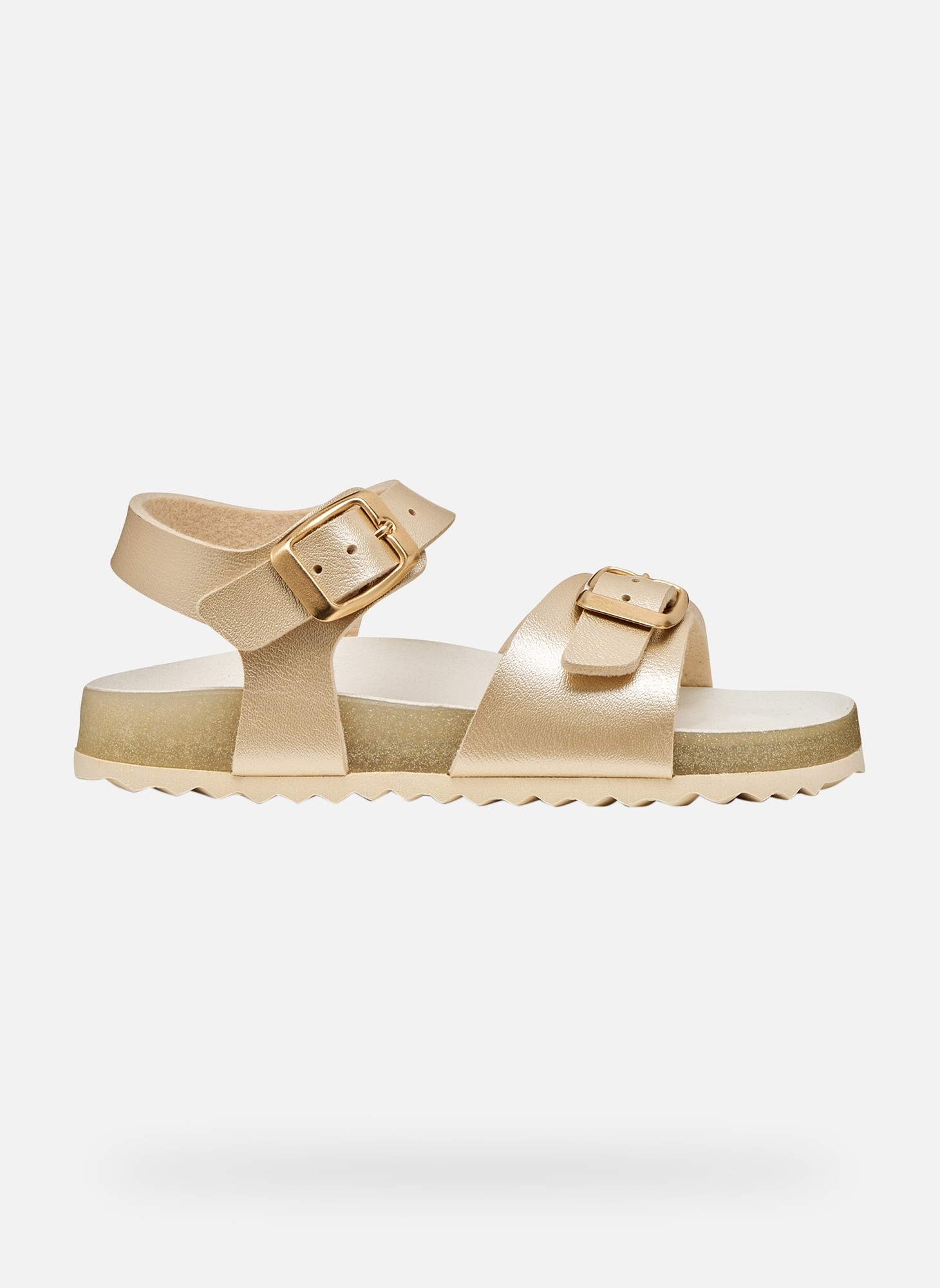 Sandales J ADRIEL GIRL fille or et bronze Geox Sandales J ADRIEL GIRL fille or et bronze Or