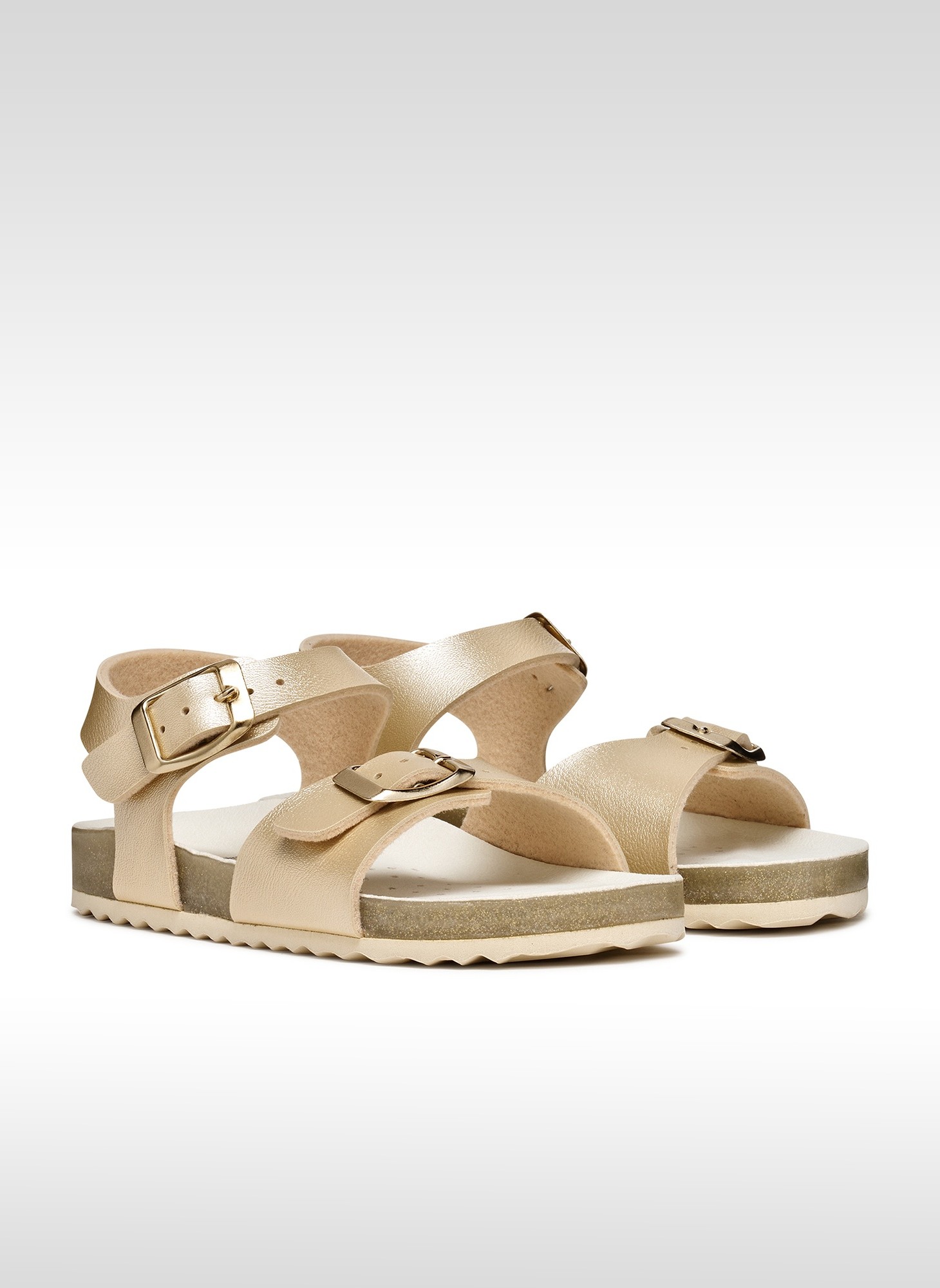 Sandales J ADRIEL GIRL fille or et bronze Geox Sandales J ADRIEL GIRL fille or et bronze Or