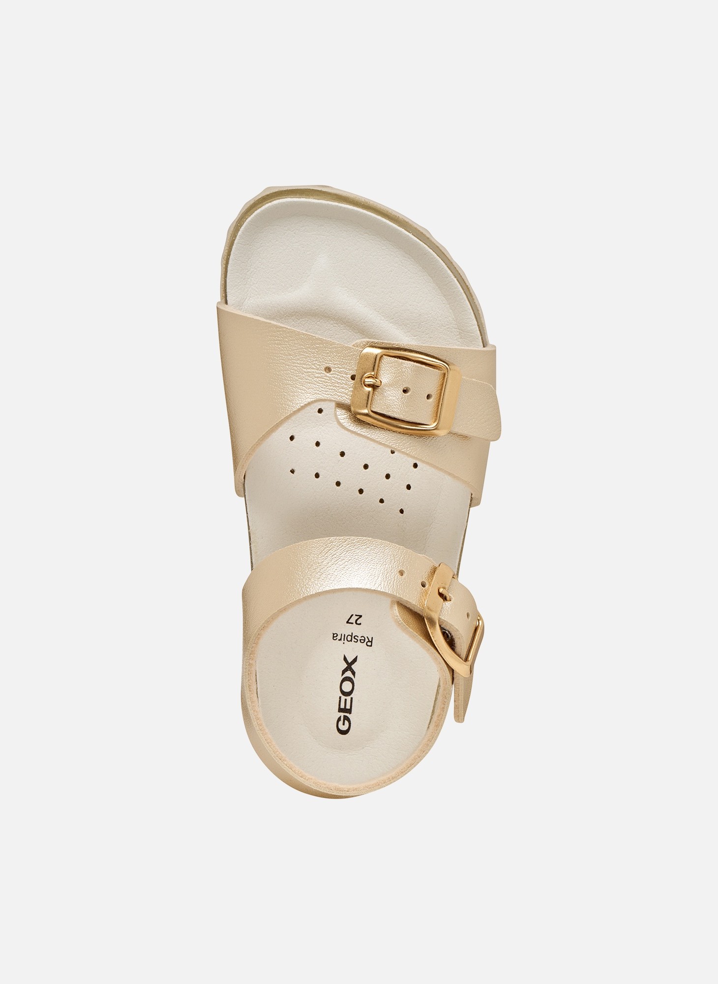 Sandales J ADRIEL GIRL fille or et bronze Geox Sandales J ADRIEL GIRL fille or et bronze Or