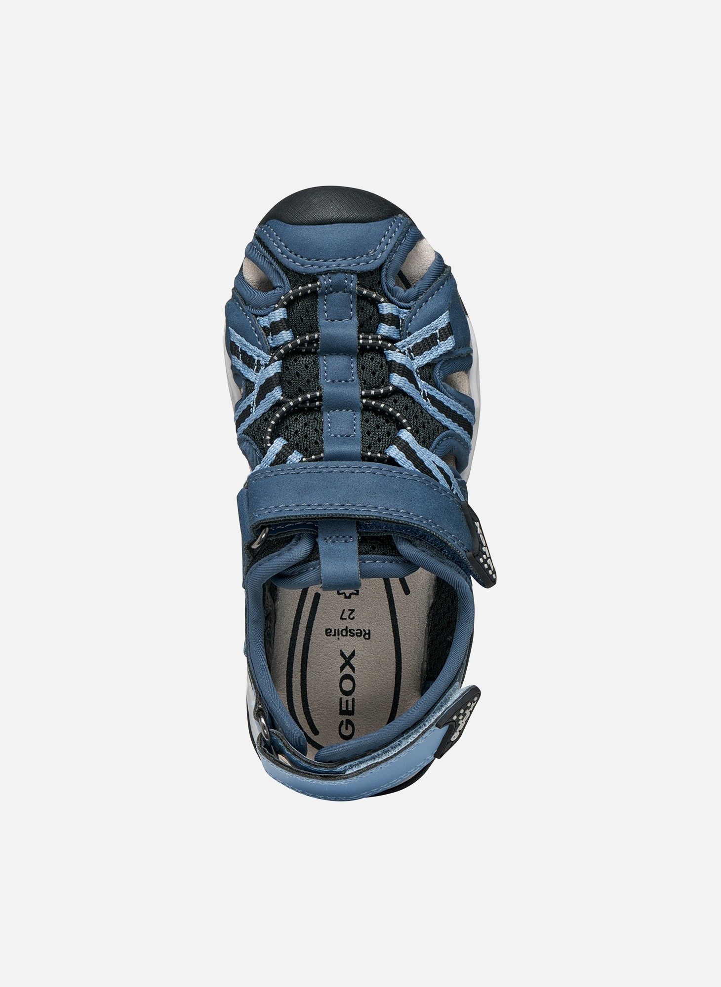 Sandales J BOREALIS BOY garçon noir Geox Sandales J BOREALIS BOY garçon noir Noir denim
