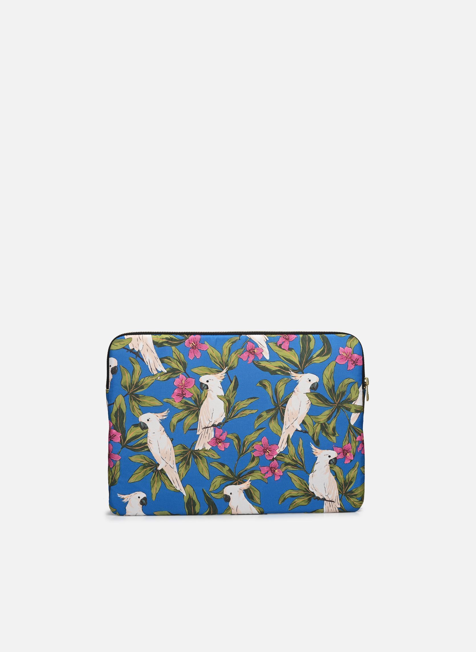 Laptoptassen Housse ordinateur 13 dames blauw WOUF Laptoptassen Housse ordinateur 13 dames blauw YELLOW AND ANIMAL PRINT